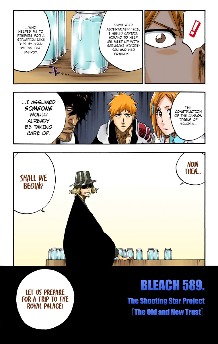 Bleach Chapter 589 page 10 - Chapter 589: The Shooting Star Project [The Old and New Trust]