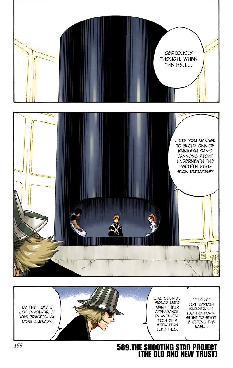 Bleach Chapter 589 page 2 - Chapter 589: The Shooting Star Project [The Old and New Trust]