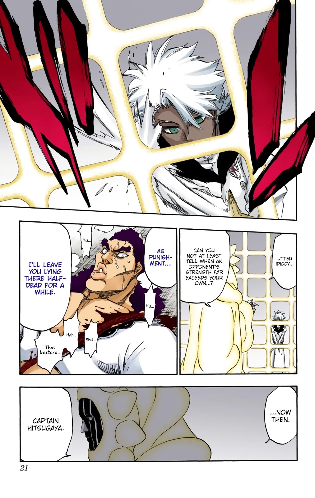 Bleach manga, chapter 592, page 16 of 19