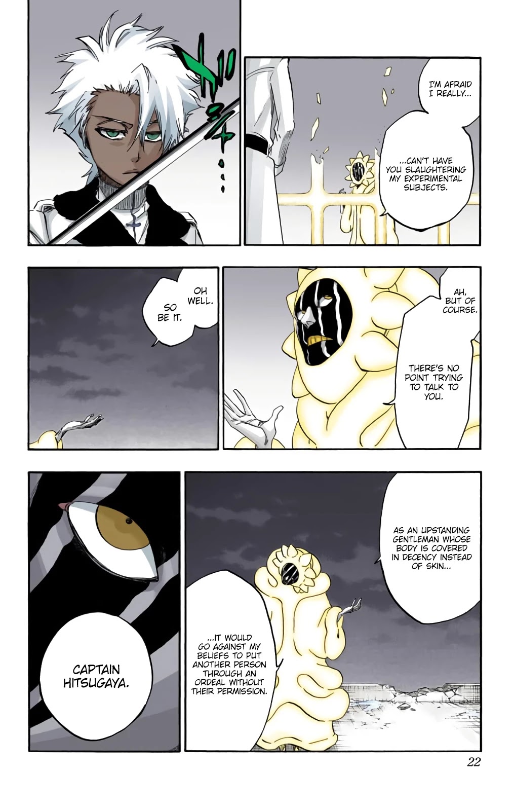 Bleach manga, chapter 592, page 17 of 19