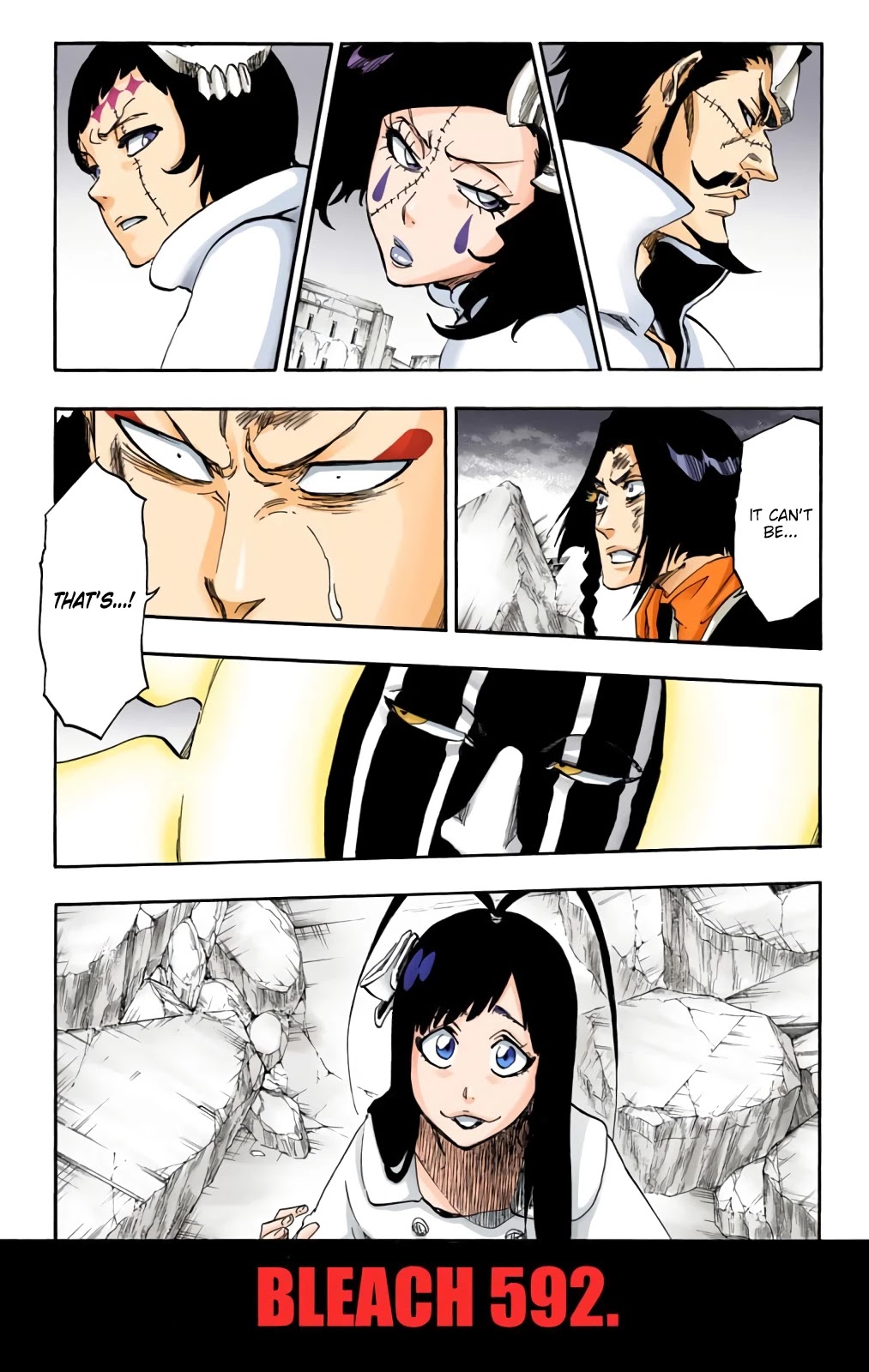 Bleach manga, chapter 592, page 3 of 19