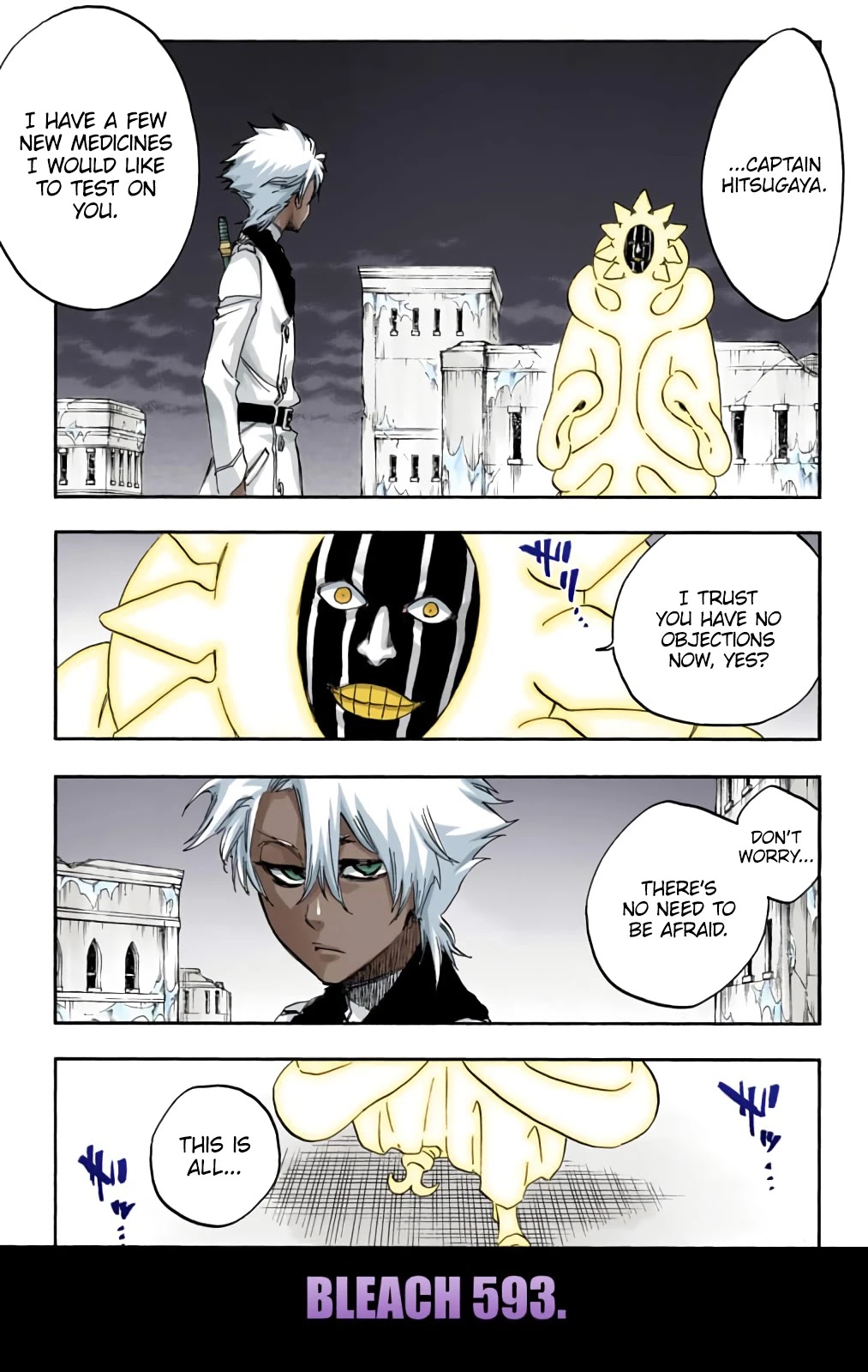 Bleach manga, chapter 593, page 1 of 18