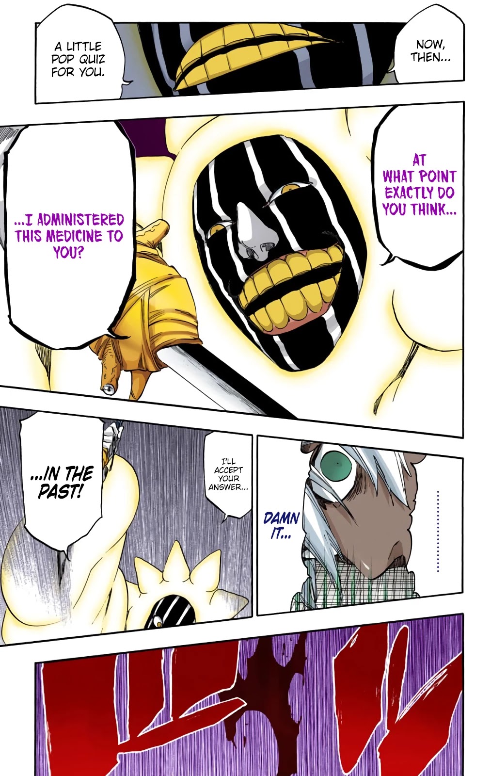 Bleach manga, chapter 593, page 17 of 18
