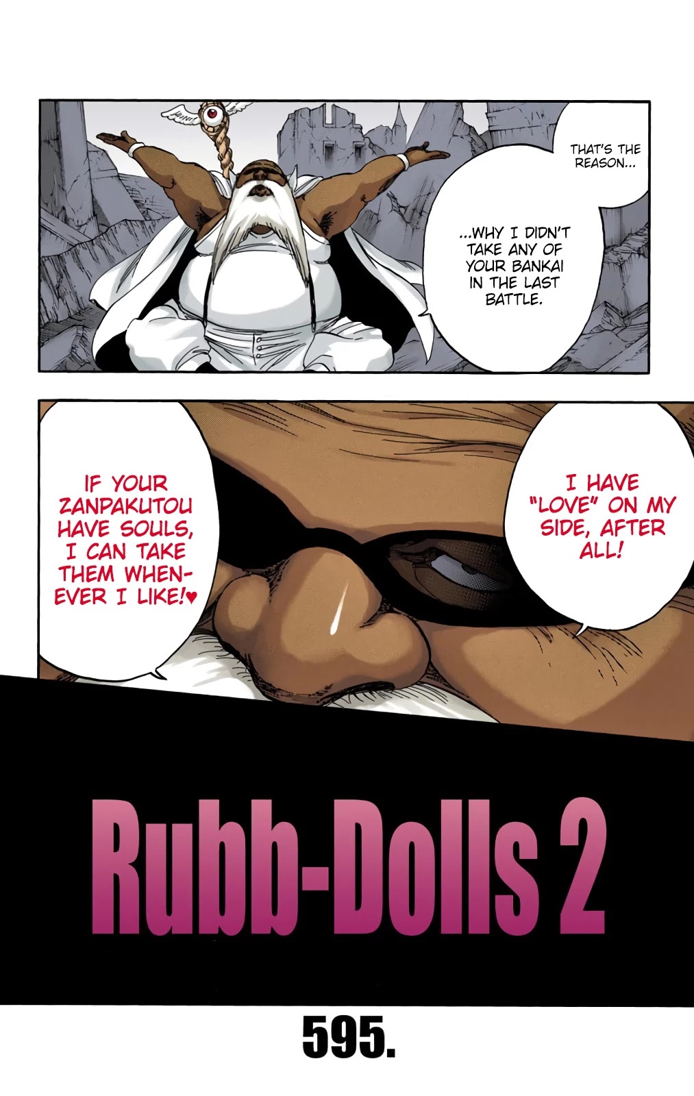 Bleach manga, chapter 595, page 8 of 18
