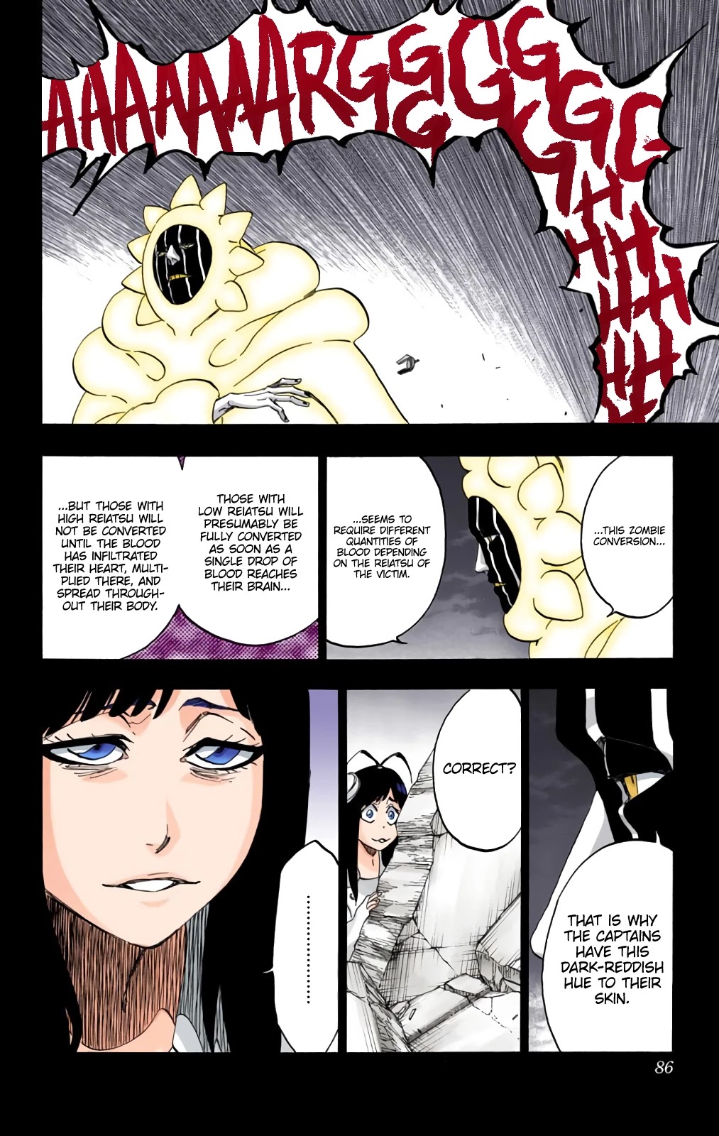 Bleach manga, chapter 596, page 8 of 18