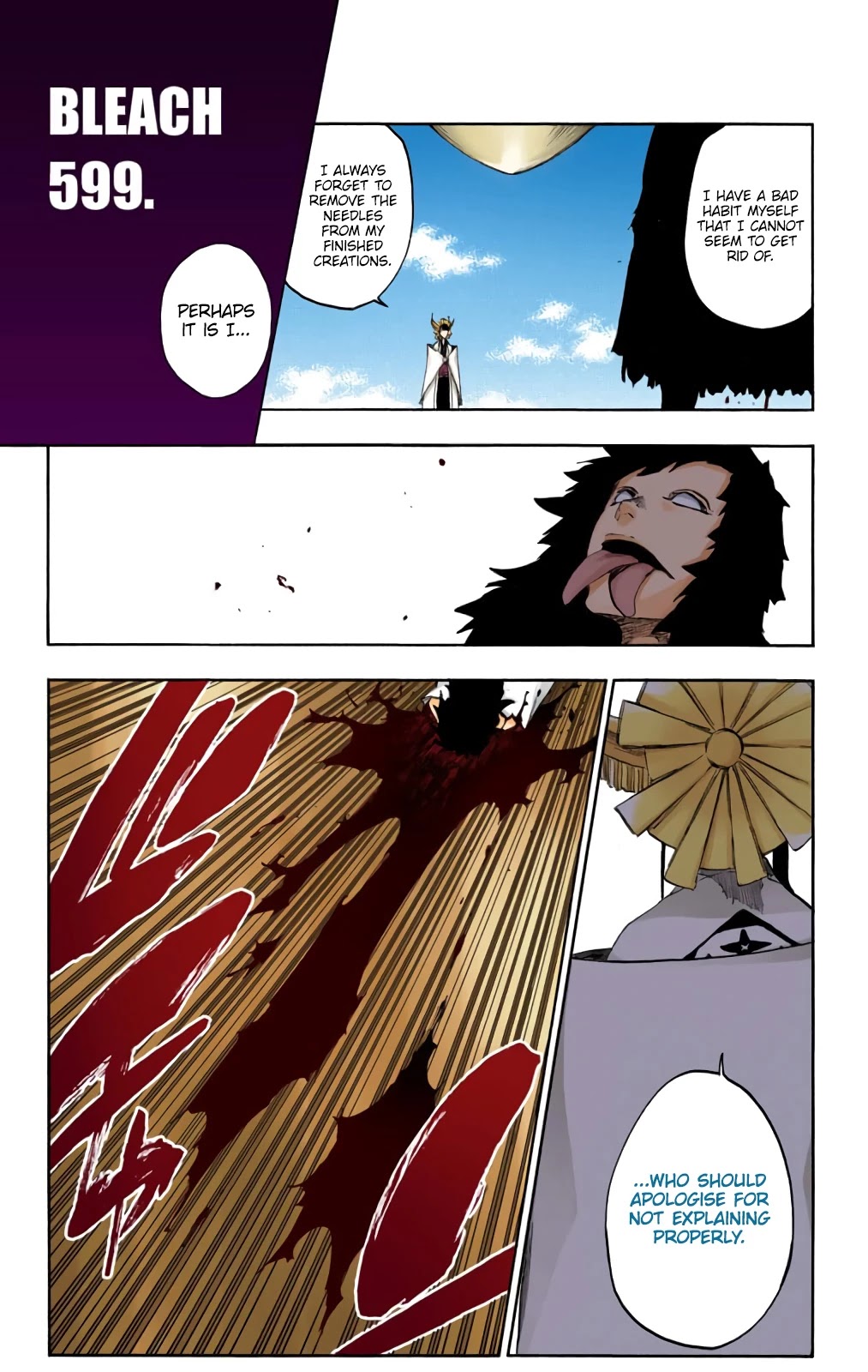 Bleach Chapter 599 page 2 - Chapter 599: Too Early To Win, Too Late To Know