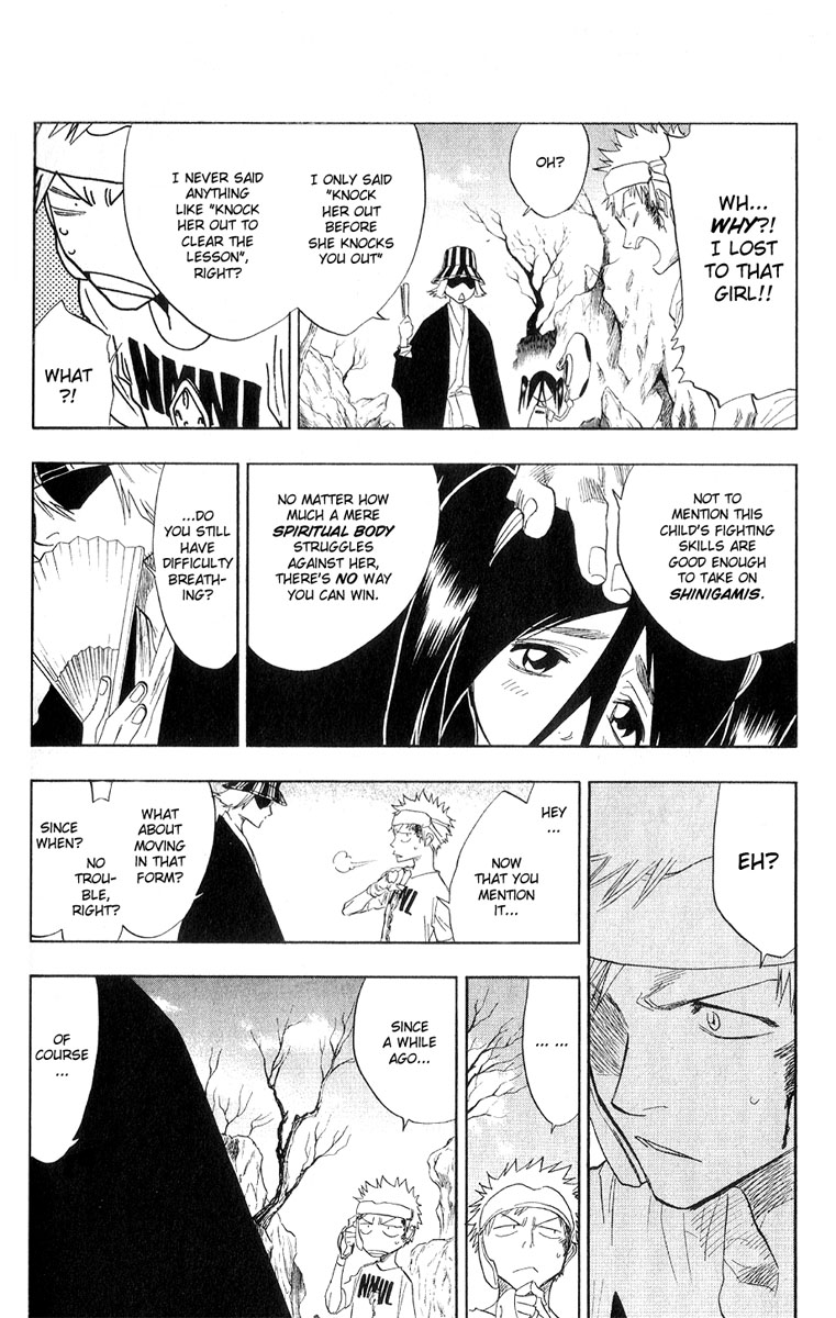 Bleach Chapter 60 page 17 - Chapter 60: Lesson 1-2: Down!!