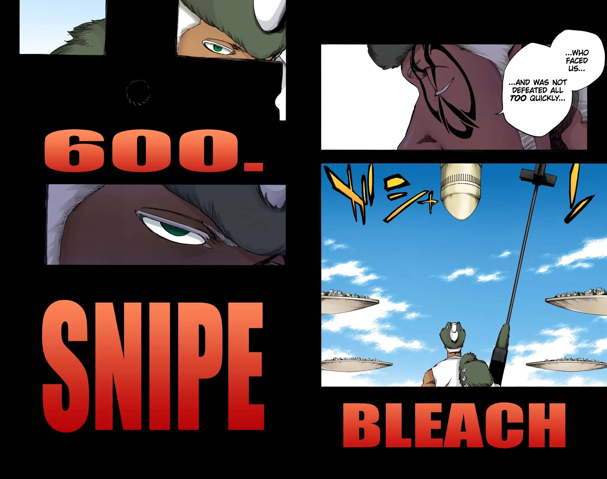 Bleach Chapter 600 page 4 - Chapter 600: SNIPE