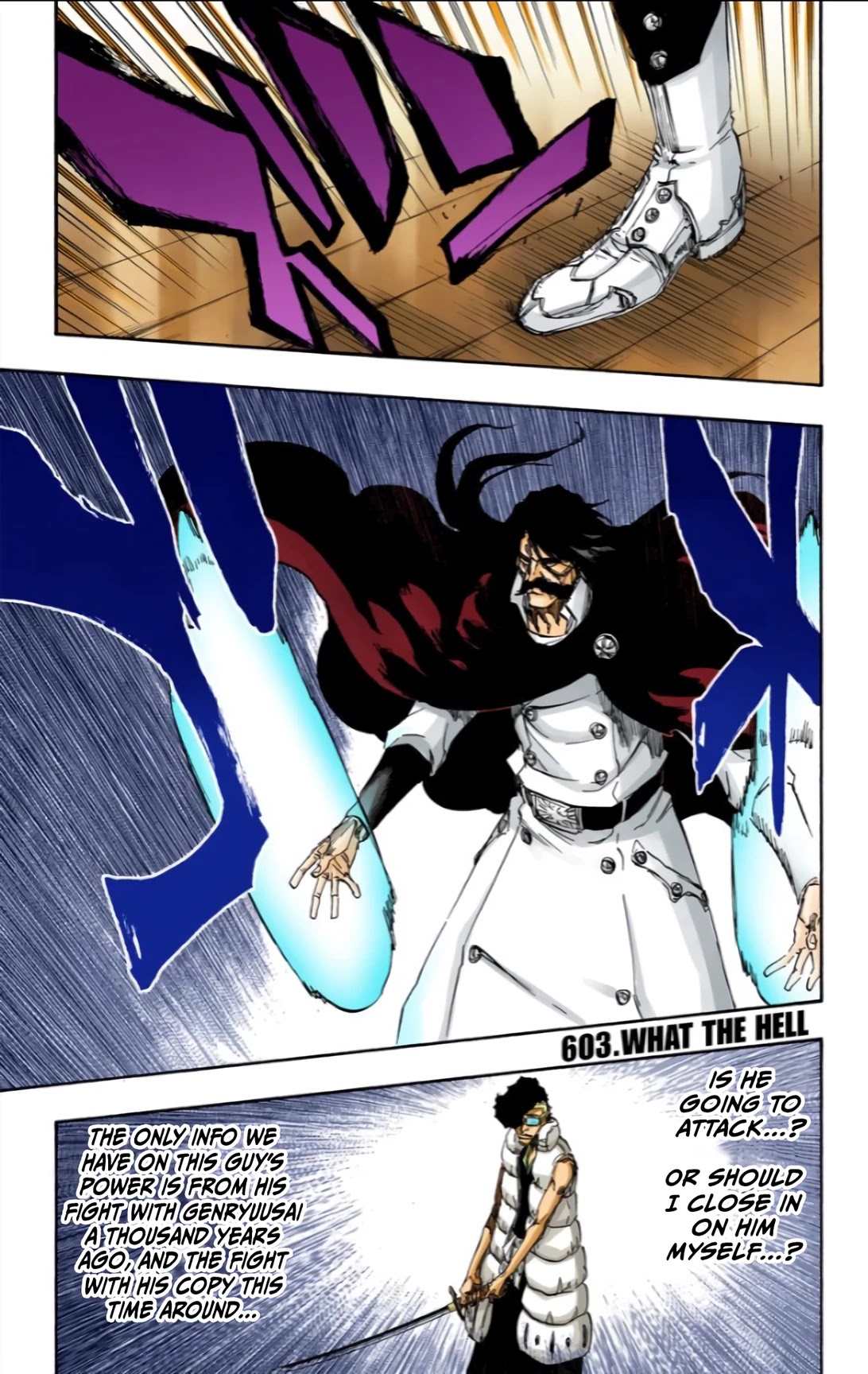 Bleach manga, chapter 603, page 1 of 18