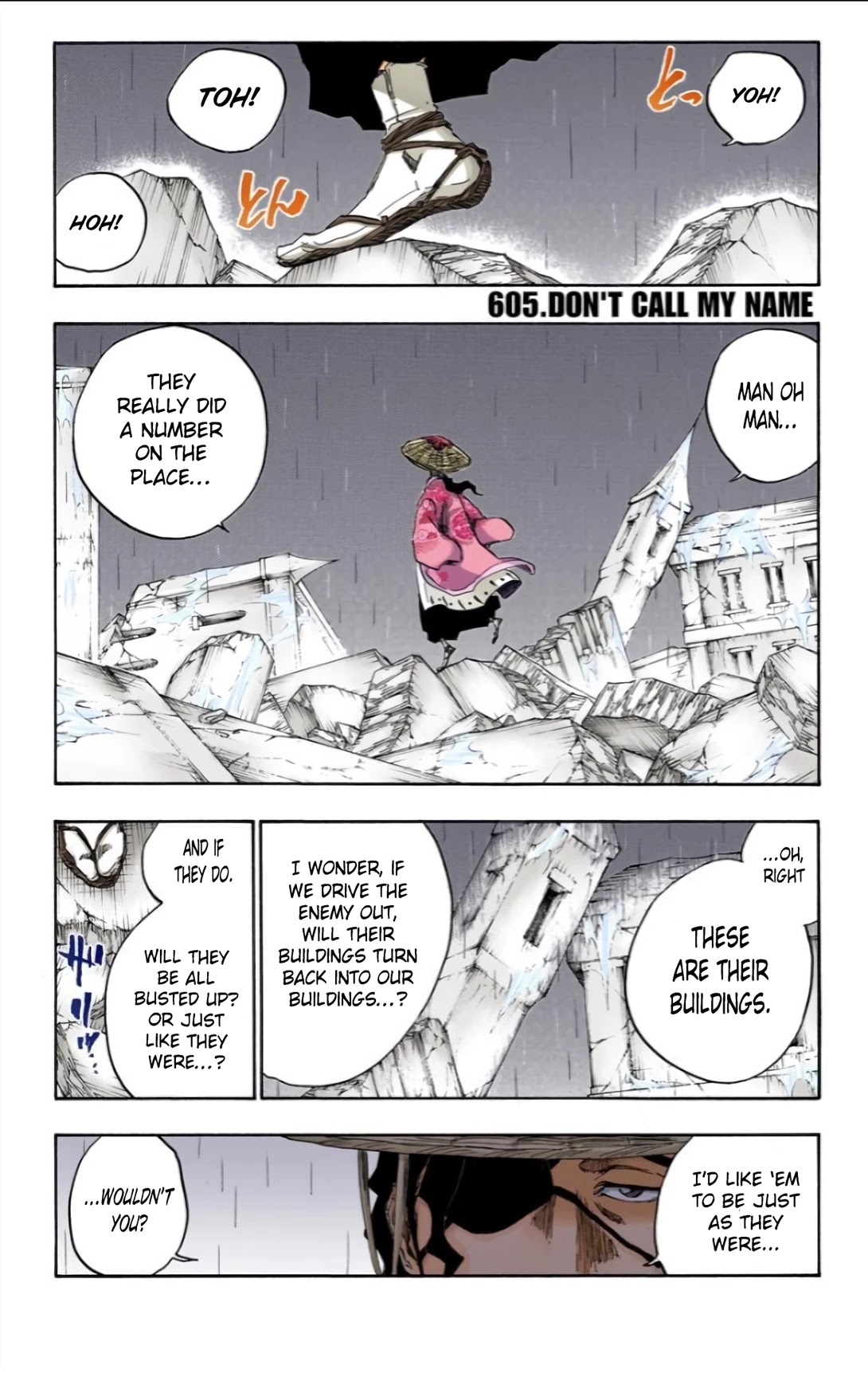 Bleach manga, chapter 605, page 1 of 18
