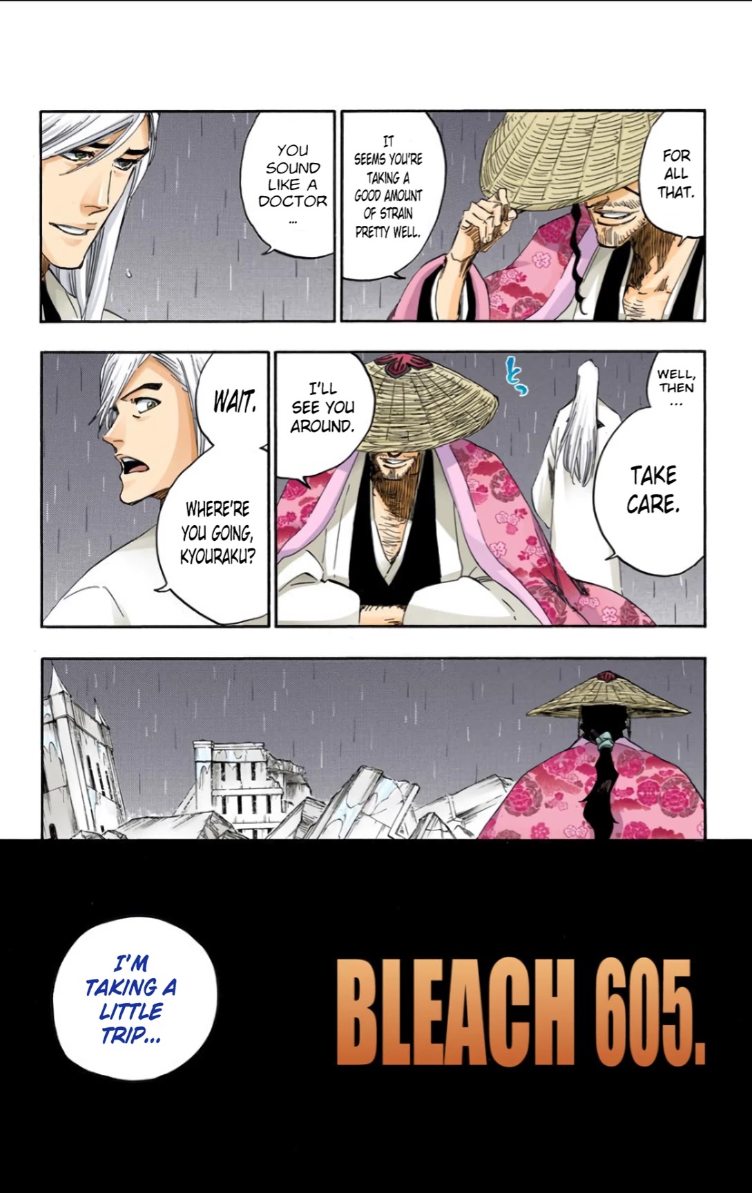 Bleach manga, chapter 605, page 4 of 18