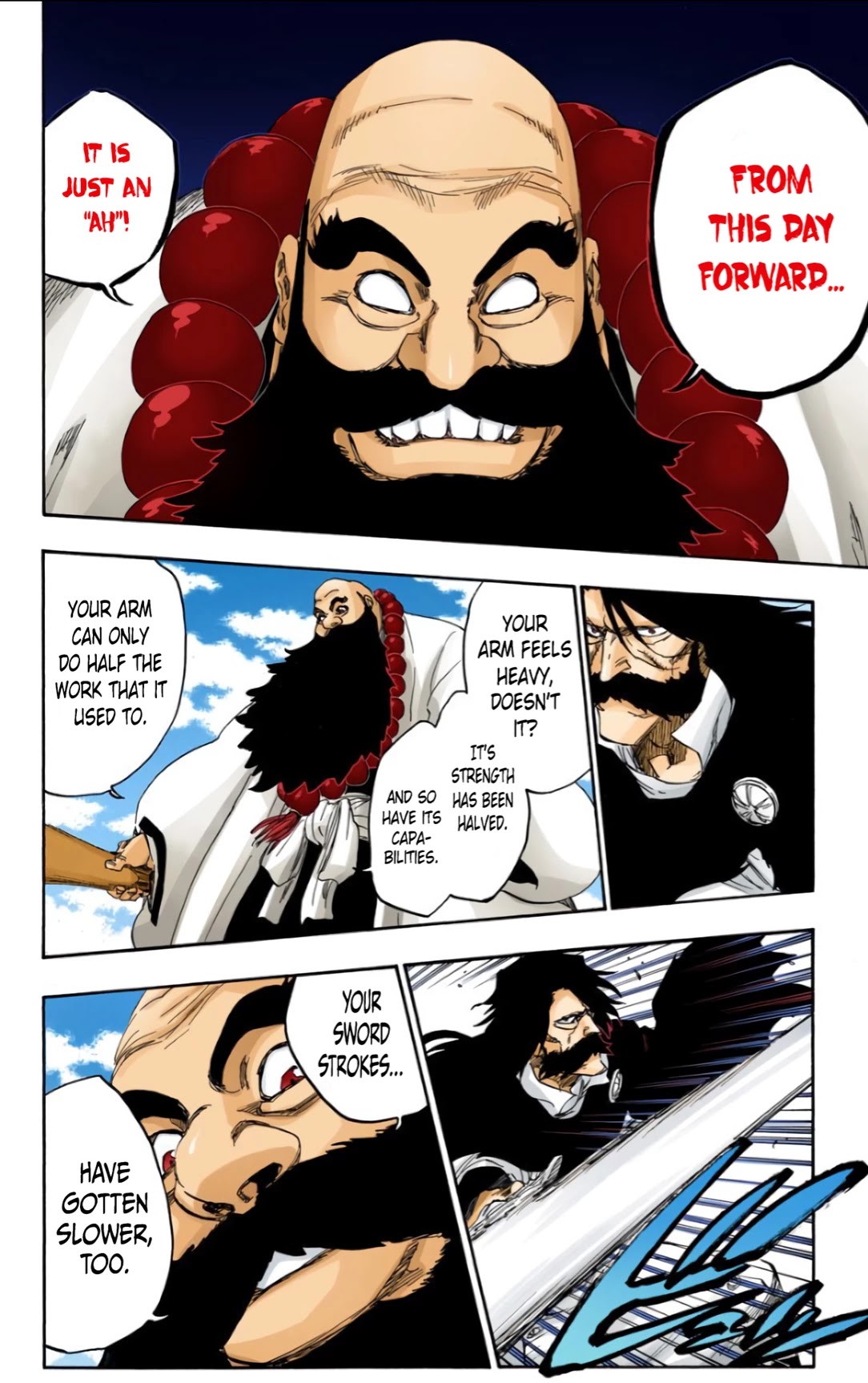 Bleach manga, chapter 606, page 14 of 18