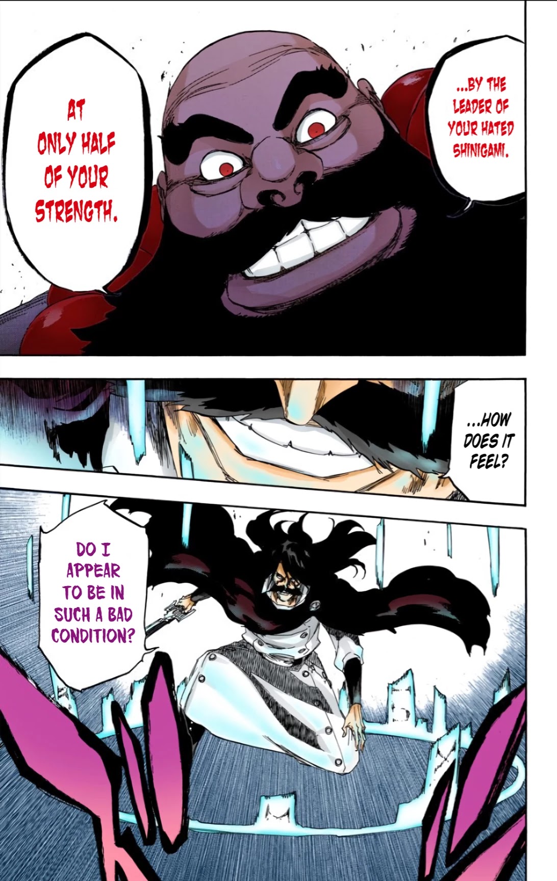 Bleach manga, chapter 606, page 16 of 18