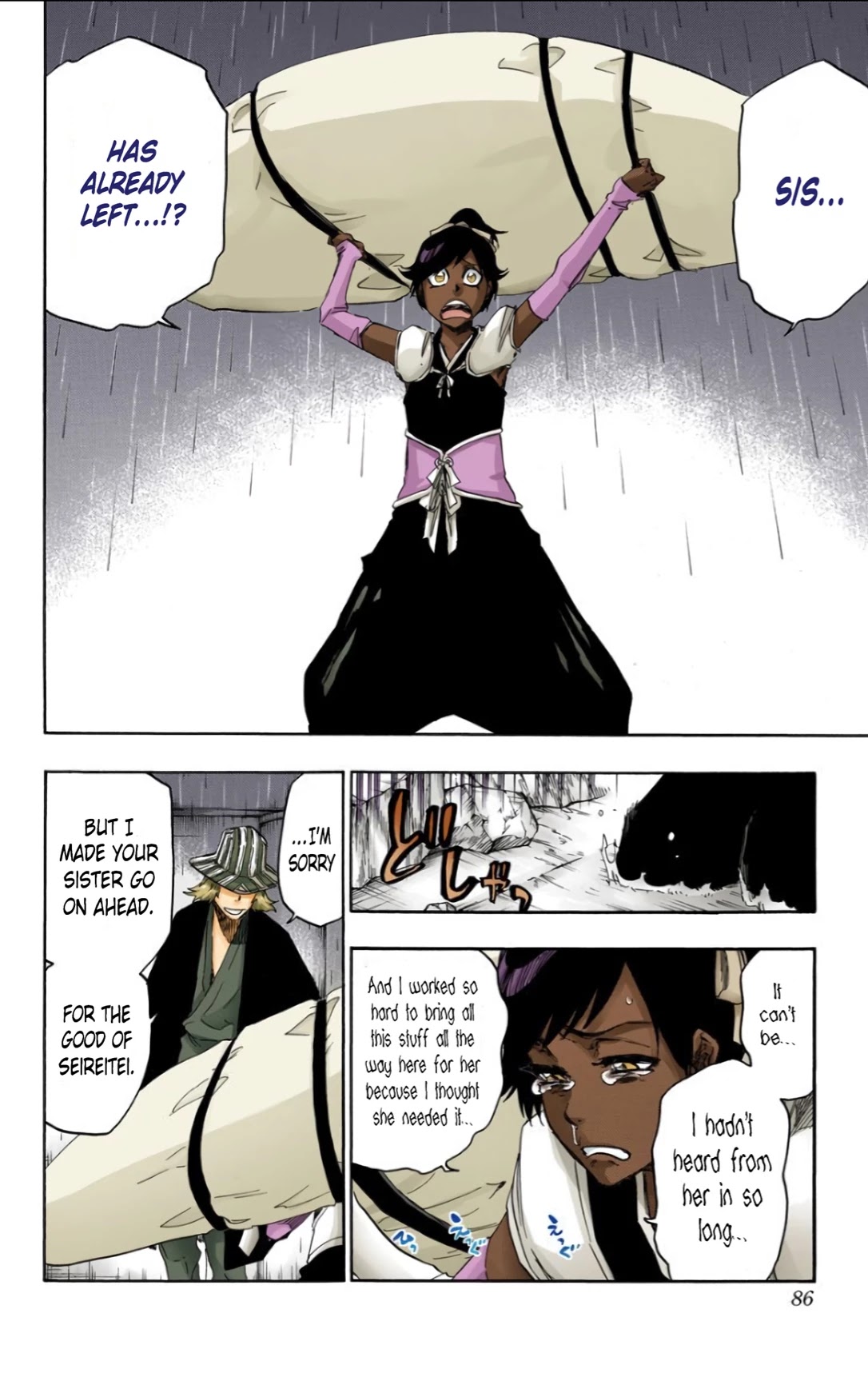 Bleach manga, chapter 606, page 8 of 18