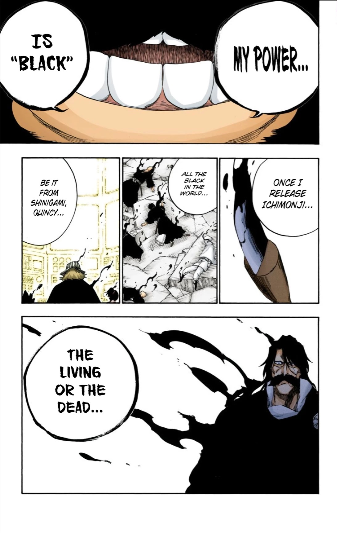 Bleach Chapter 608 page 15 - Chapter 608: Blacker than Black