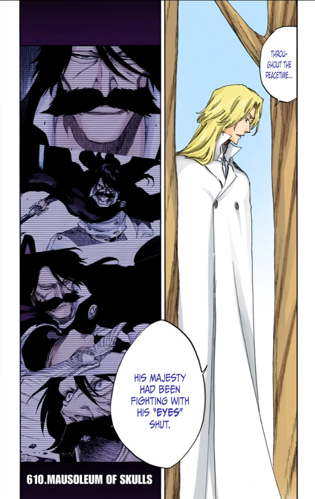 Bleach Chapter 610 page 1 - Chapter 610: Mausoleum of Skulls