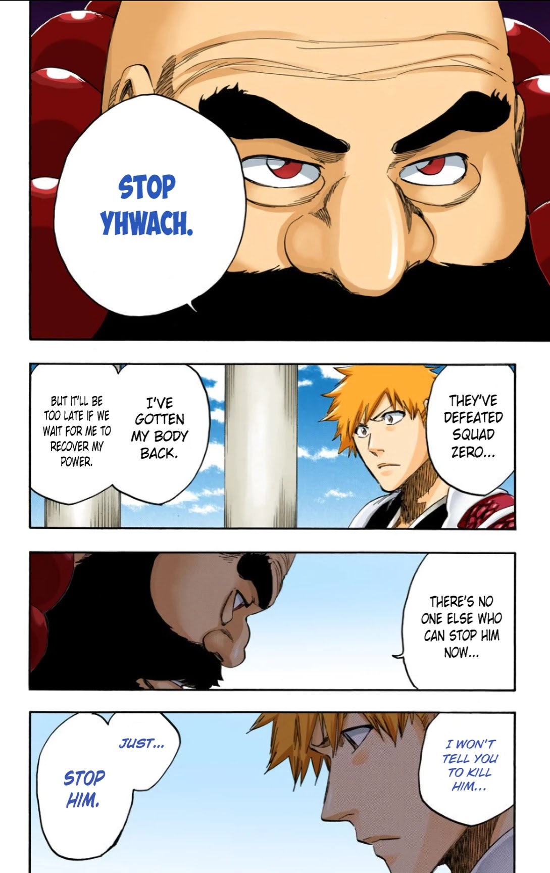 Bleach manga, chapter 611, page 13 of 23