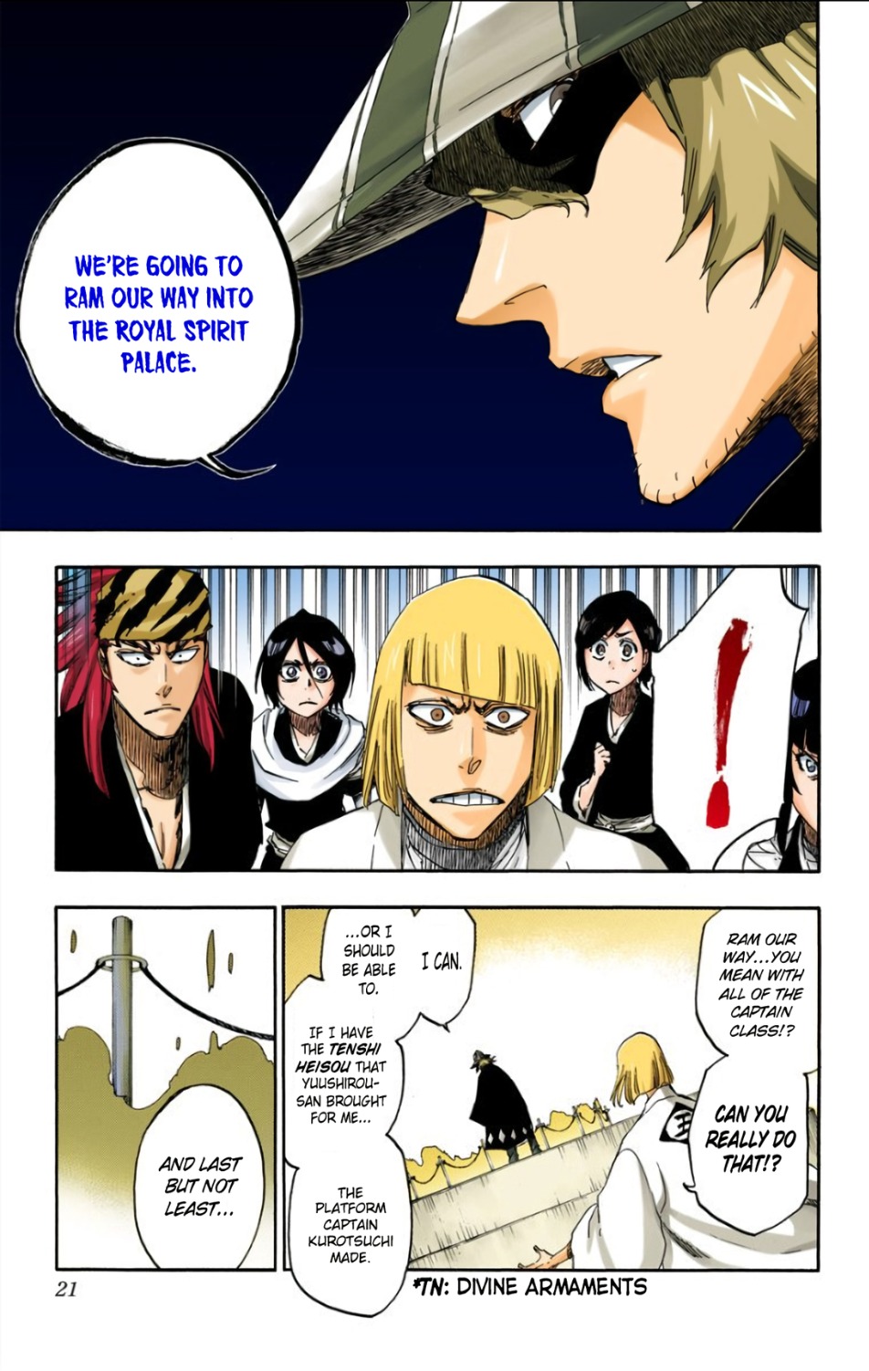 Bleach manga, chapter 612, page 18 of 22