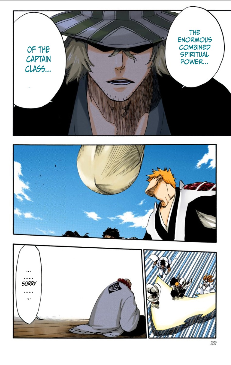 Bleach manga, chapter 612, page 19 of 22