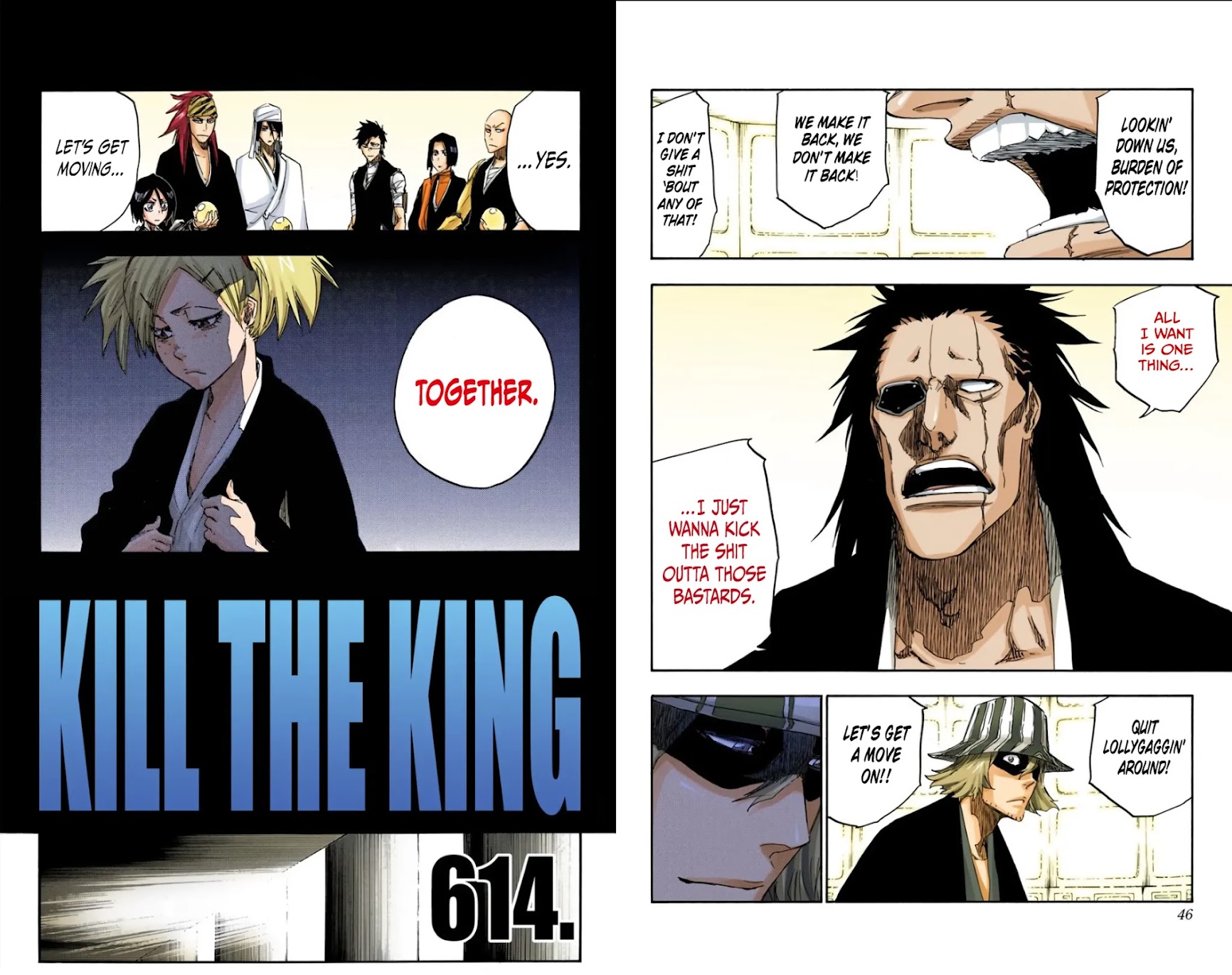 Bleach manga, chapter 614, page 5 of 10