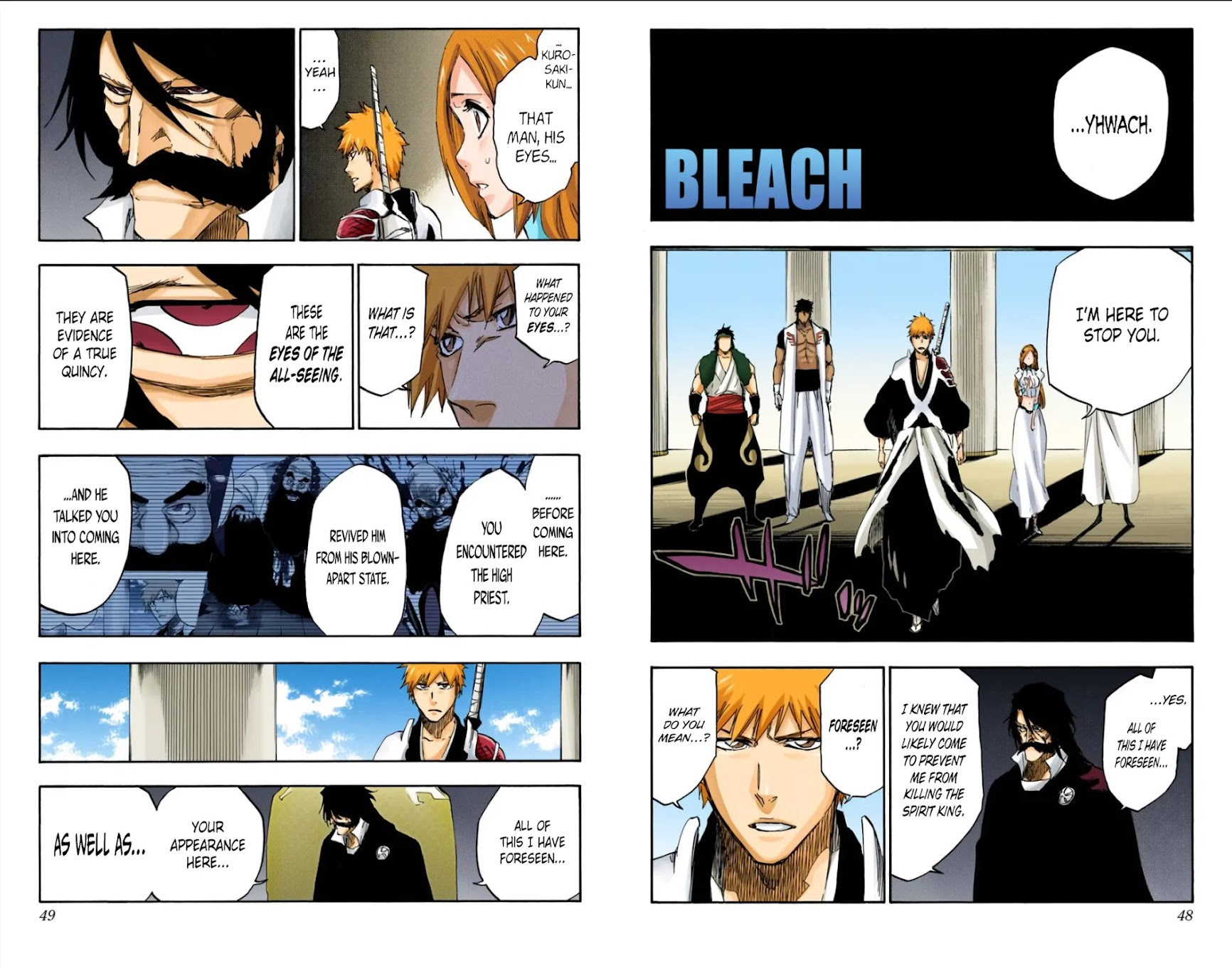 Bleach manga, chapter 614, page 6 of 10