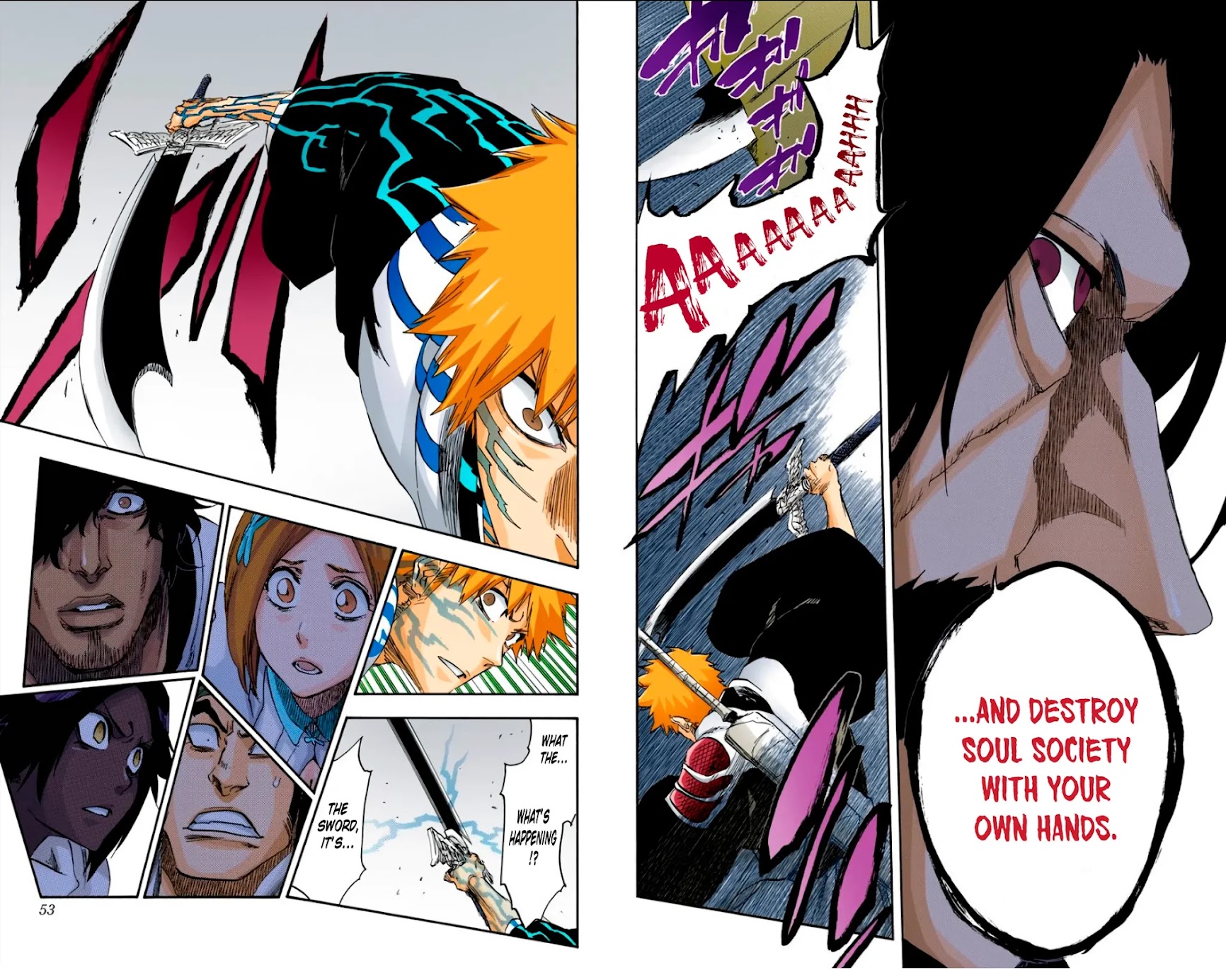Bleach manga, chapter 614, page 8 of 10