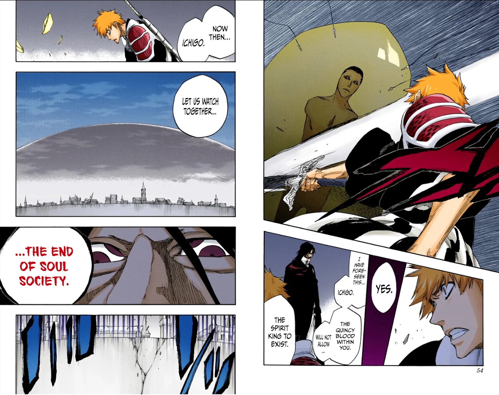Bleach manga, chapter 614, page 9 of 10