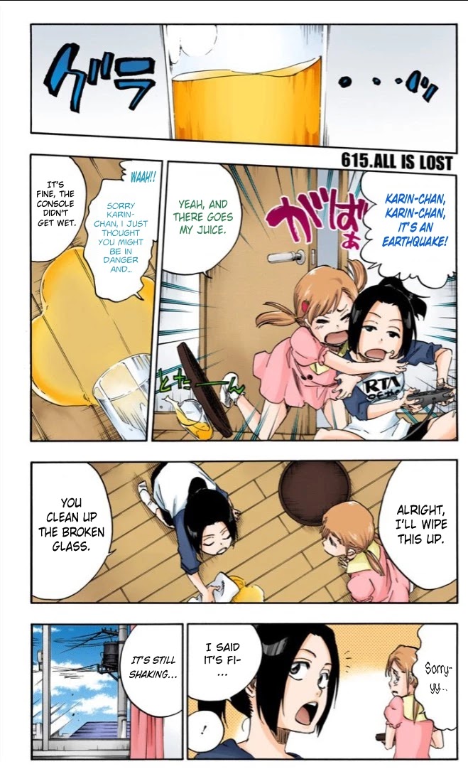Bleach manga, chapter 615, page 1 of 10