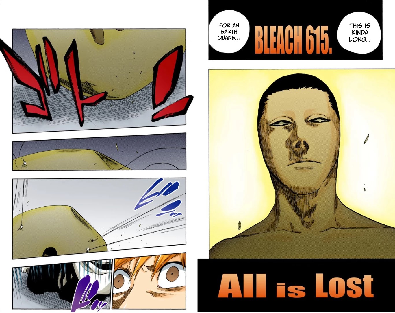 Bleach manga, chapter 615, page 2 of 10