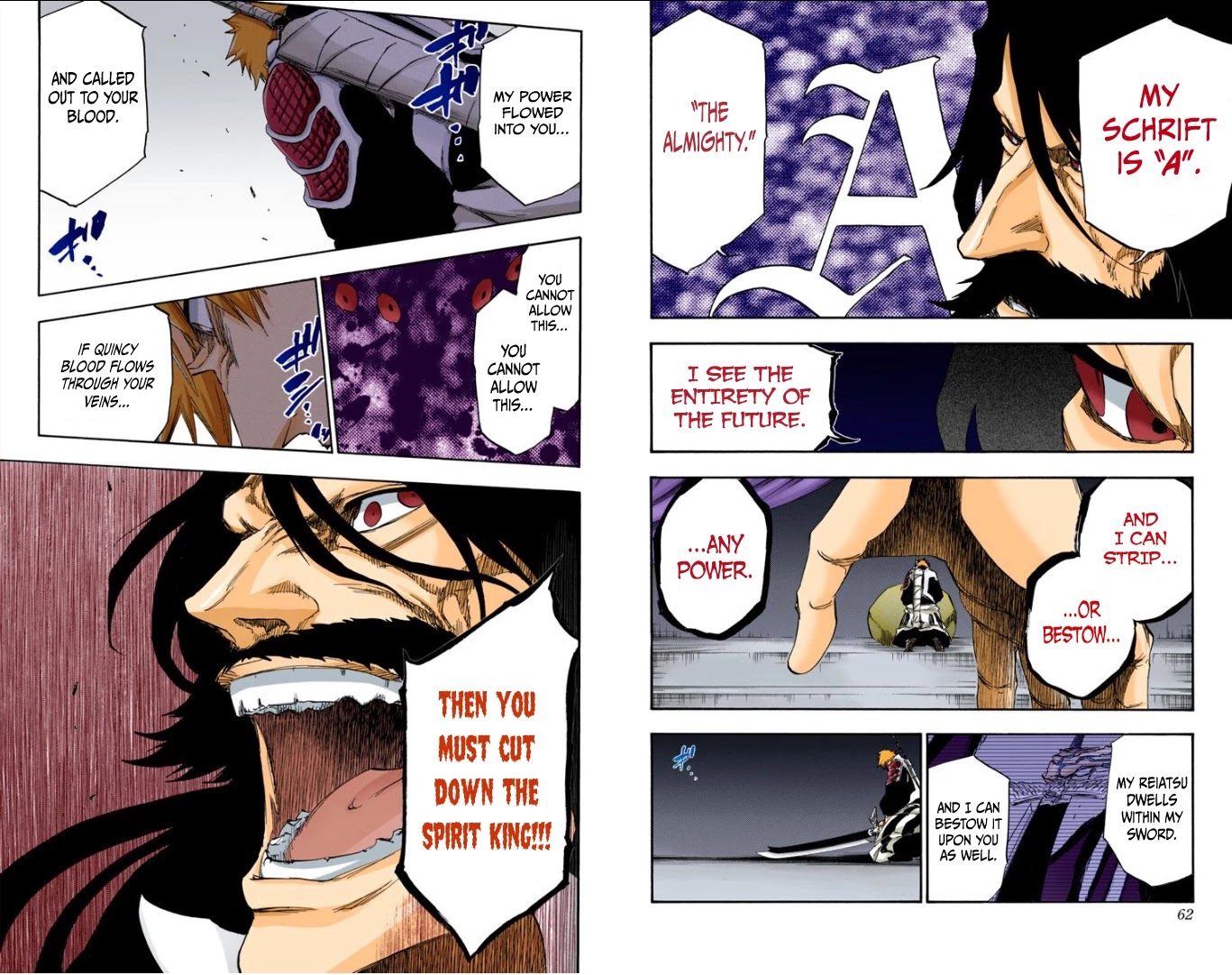 Bleach manga, chapter 615, page 4 of 10