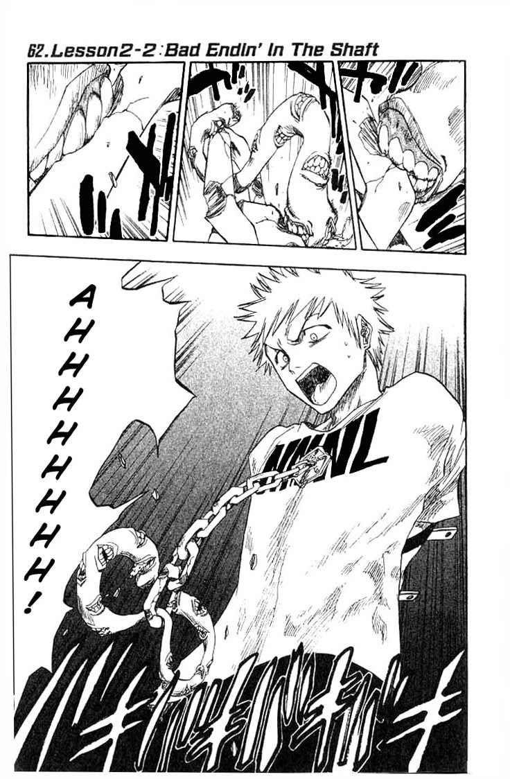 Bleach Chapter 62 page 4 - Chapter 62: Lesson 2-2: Bad Ending in The Shaft