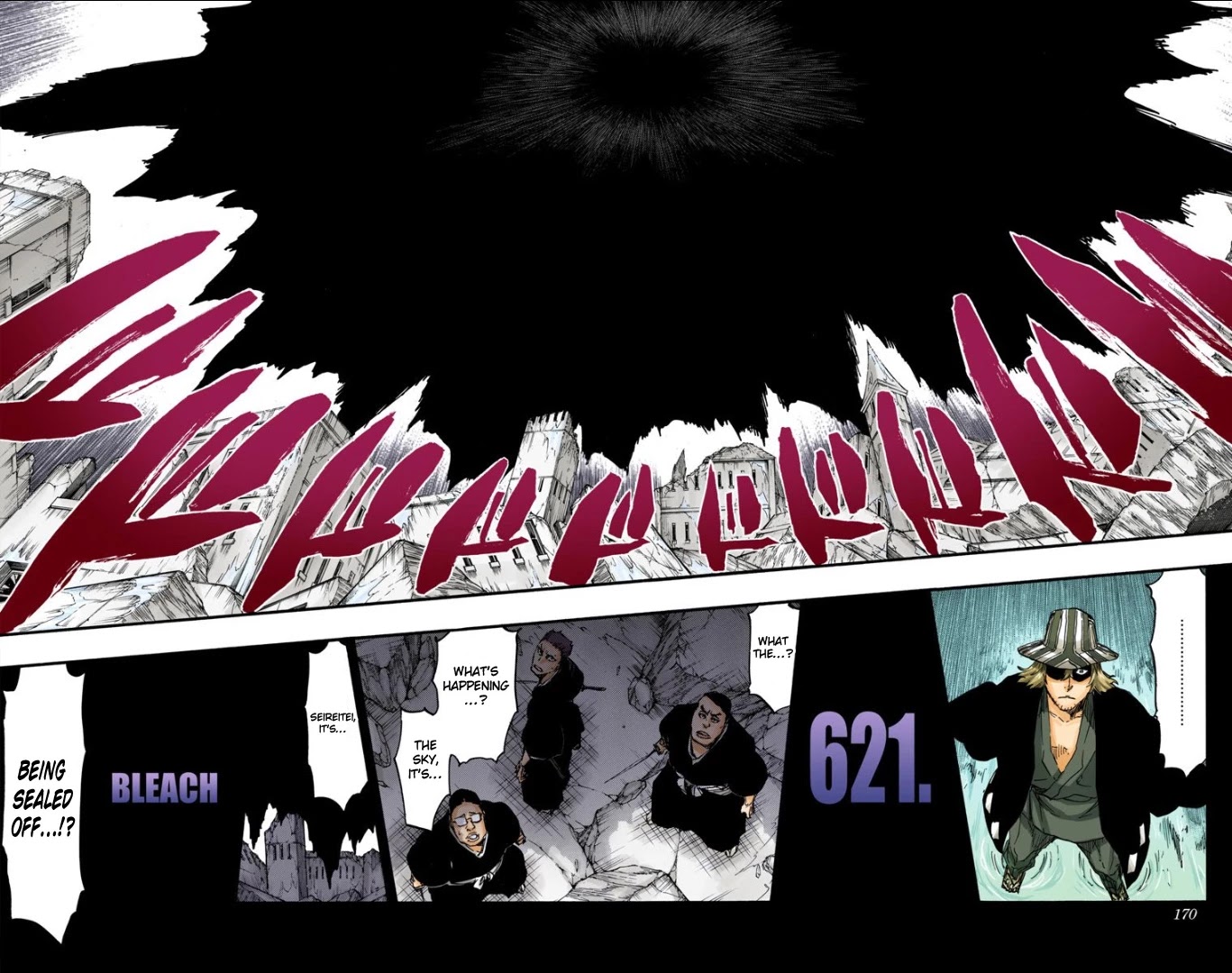 Bleach manga, chapter 621, page 3 of 10