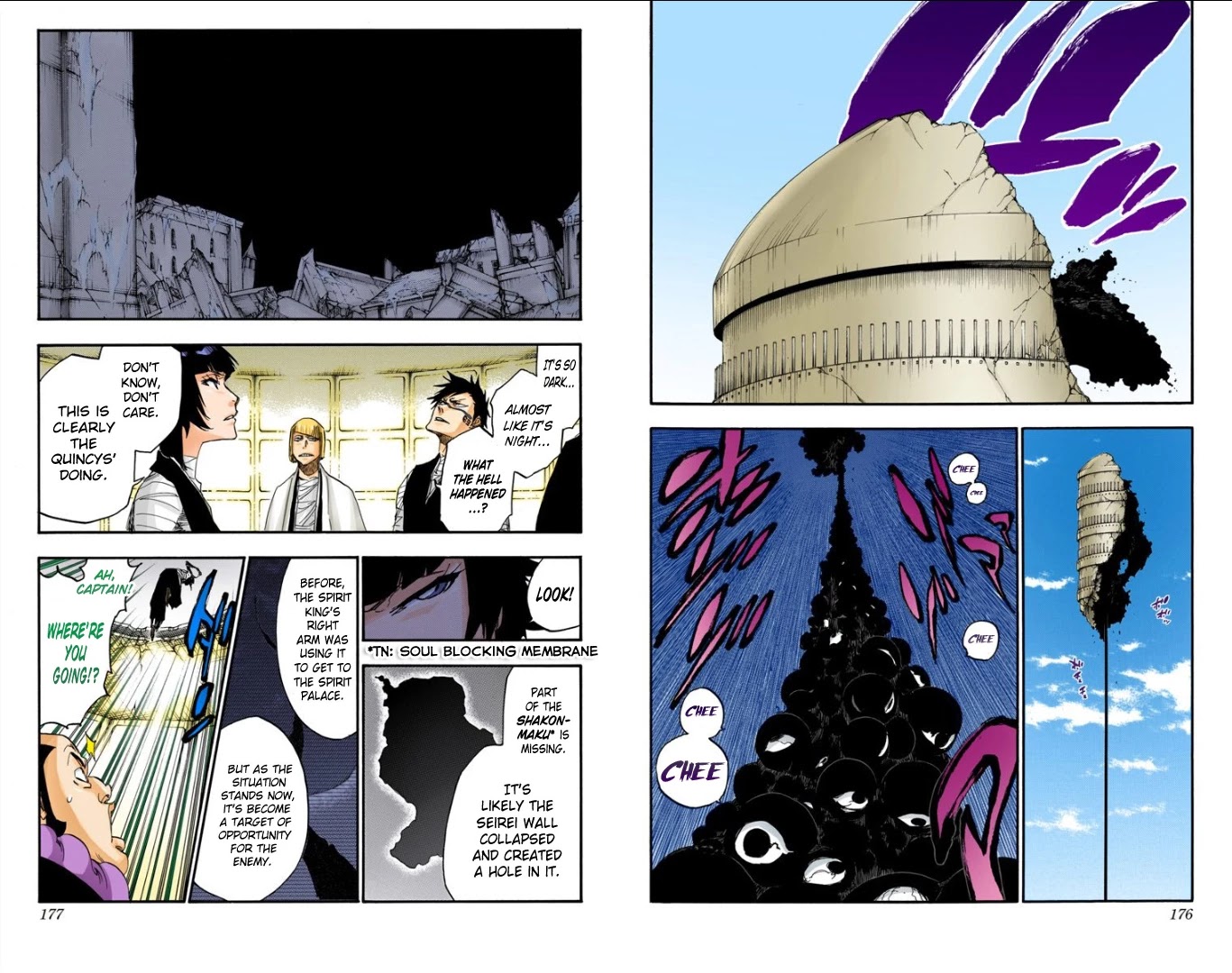 Bleach manga, chapter 621, page 6 of 10