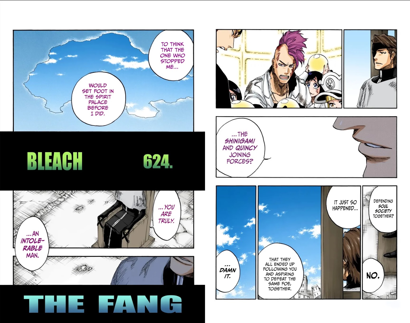 Bleach Chapter 624 page 3 - Chapter 624: THE FANG