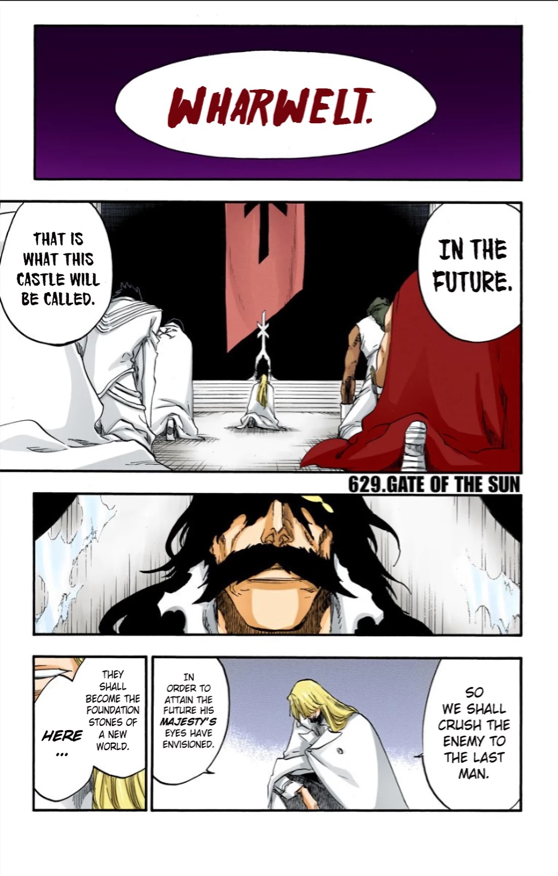 Bleach Chapter 629 page 1 - Chapter 629: GATE OF THE SUN