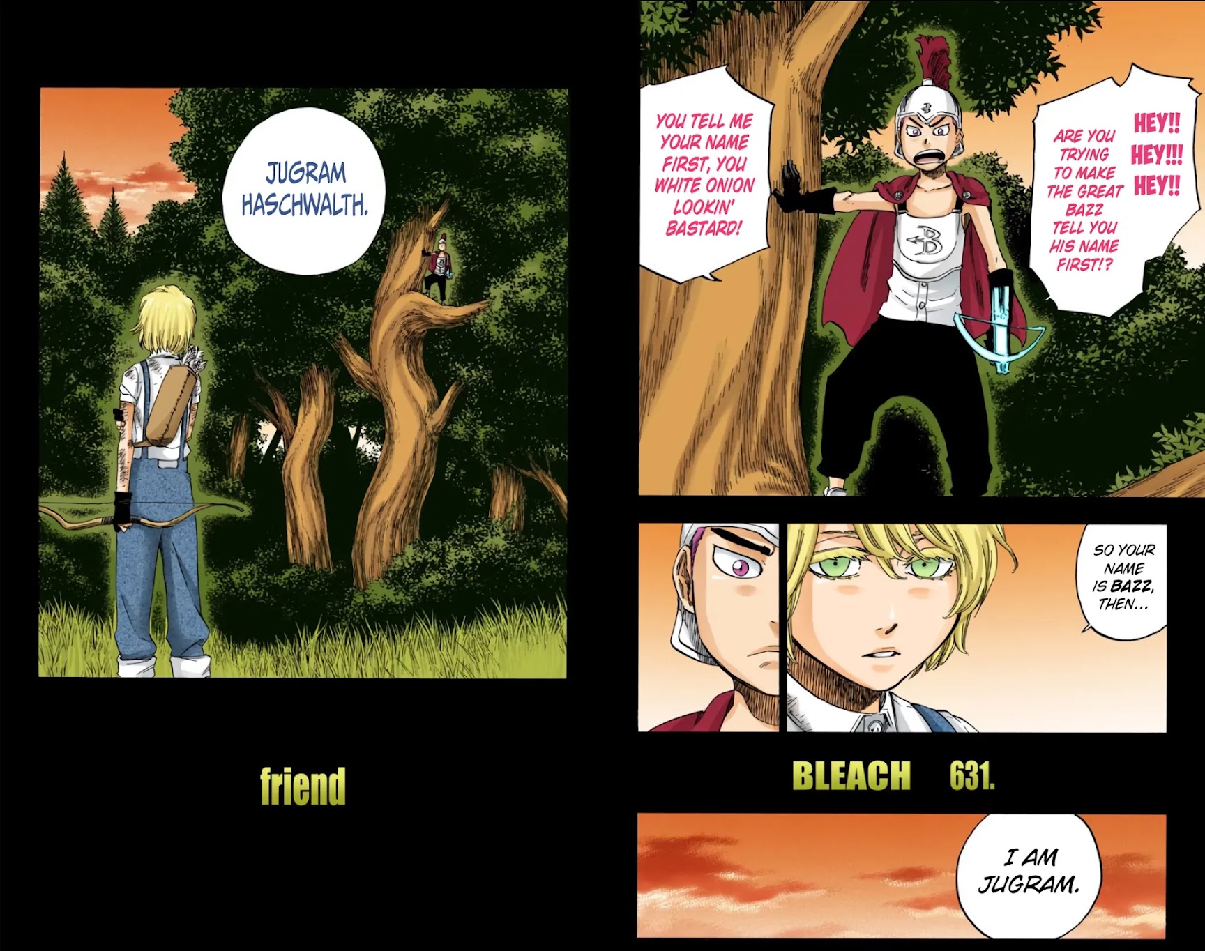 Bleach manga, chapter 631, page 3 of 11