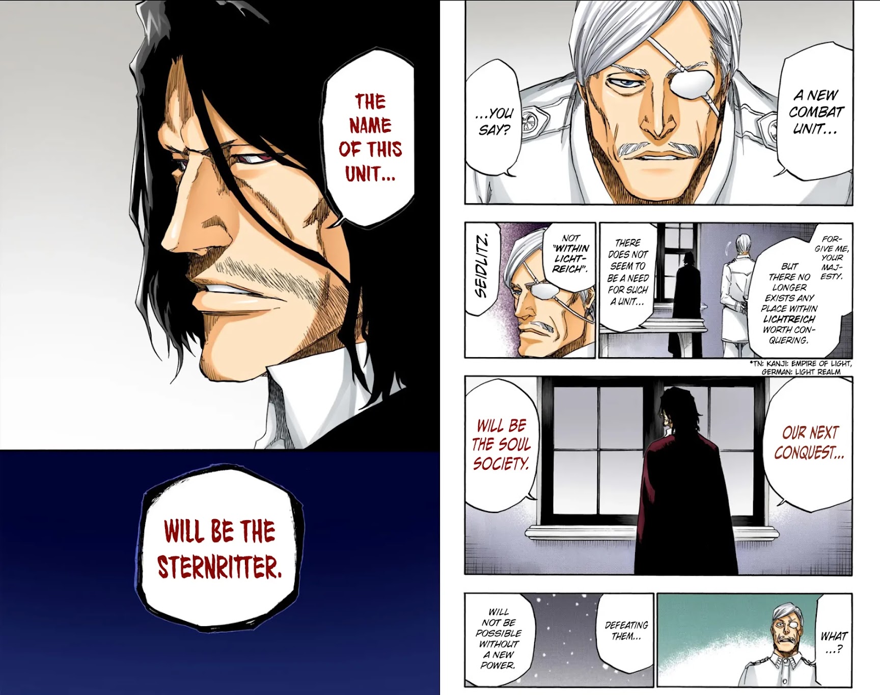 Bleach manga, chapter 631, page 9 of 11