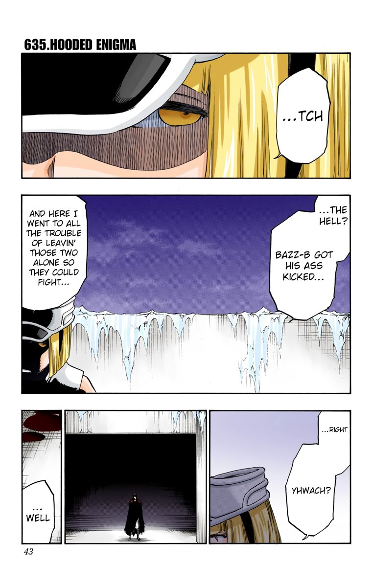 Bleach Chapter 635 page 1 - Chapter 635: HOODED ENIGMA