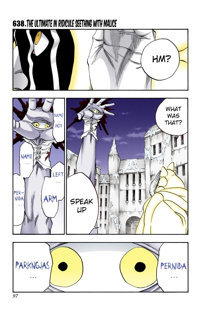 Bleach manga, chapter 638, page 1 of 20
