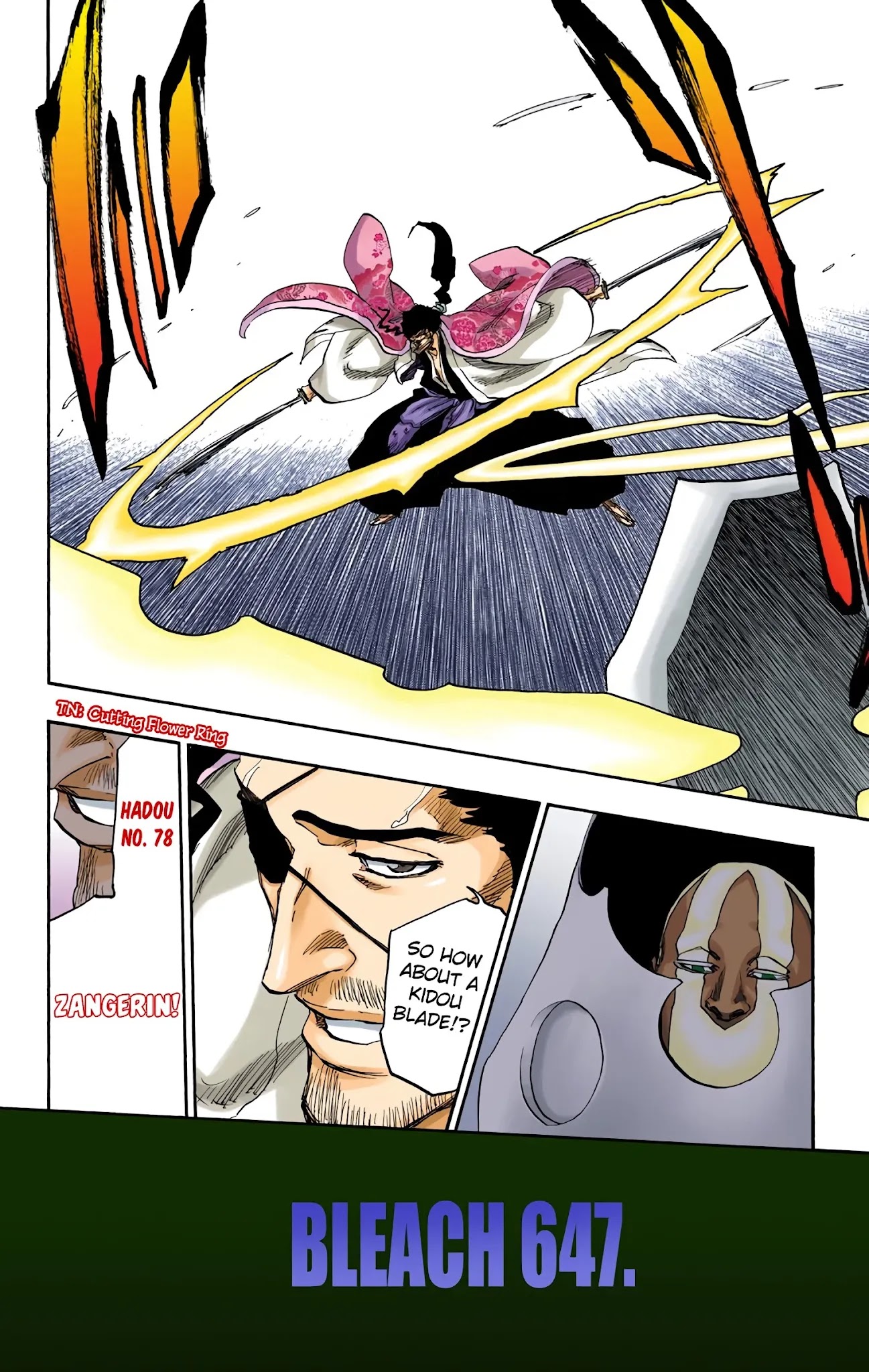 Bleach manga, chapter 647, page 6 of 18