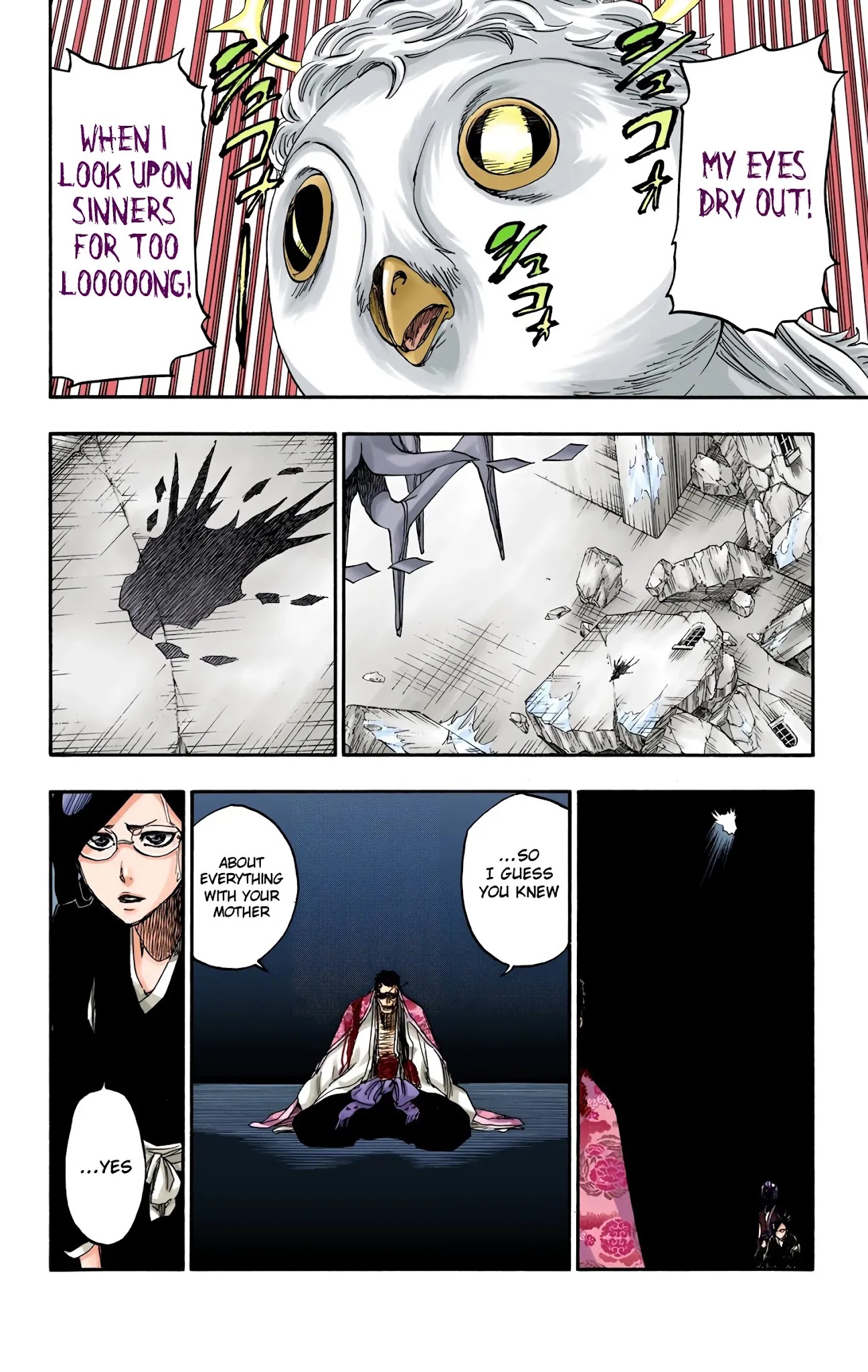 Bleach manga, chapter 650, page 16 of 20