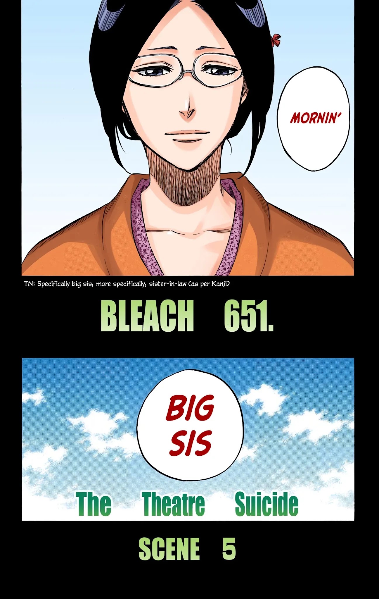 Bleach Chapter 651 page 2 - Chapter 651: THE THEATRE SUICIDE SCENE 5