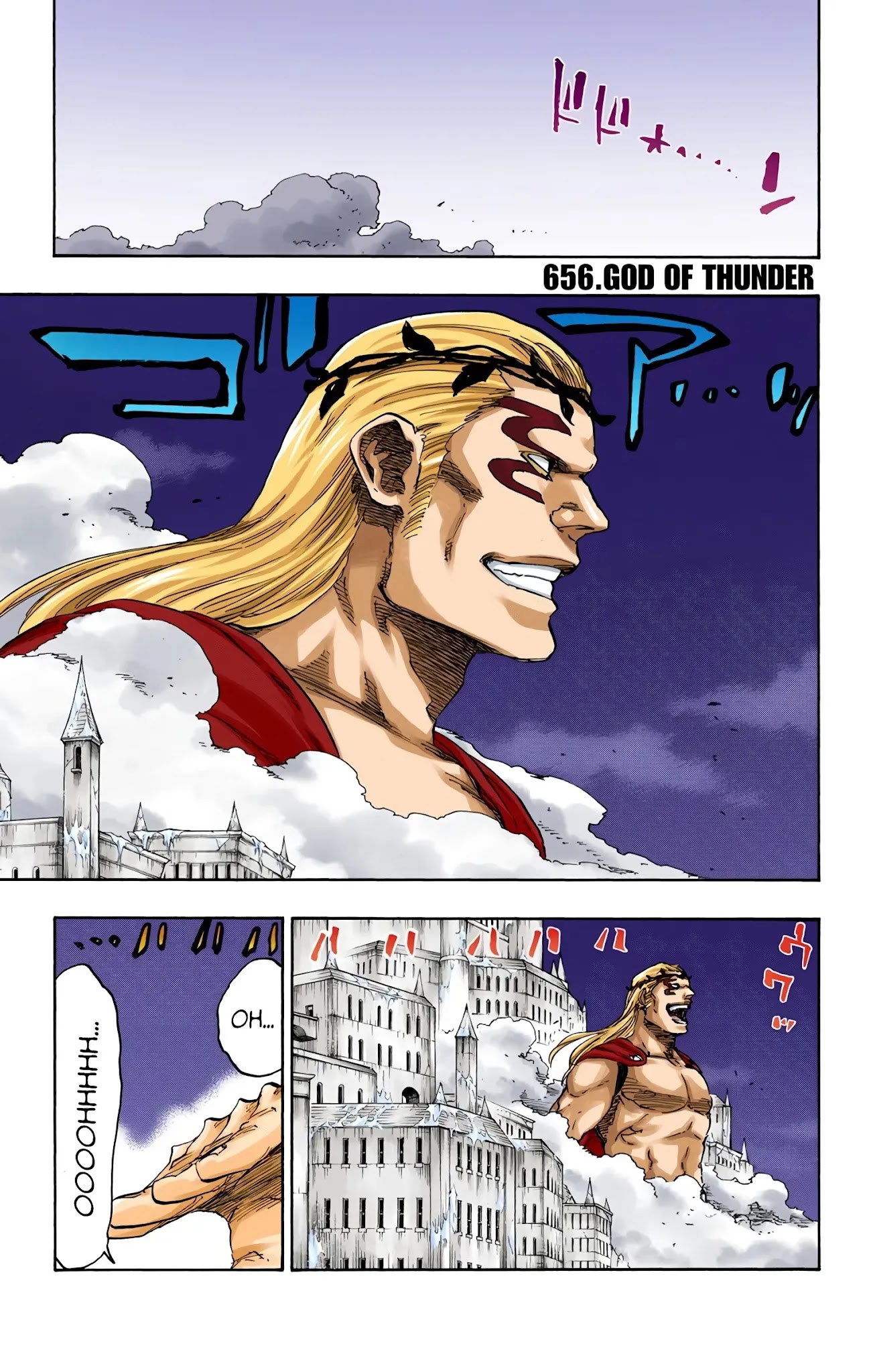 Bleach Chapter 656 page 1 - Chapter 656: GOD OF THUNDER