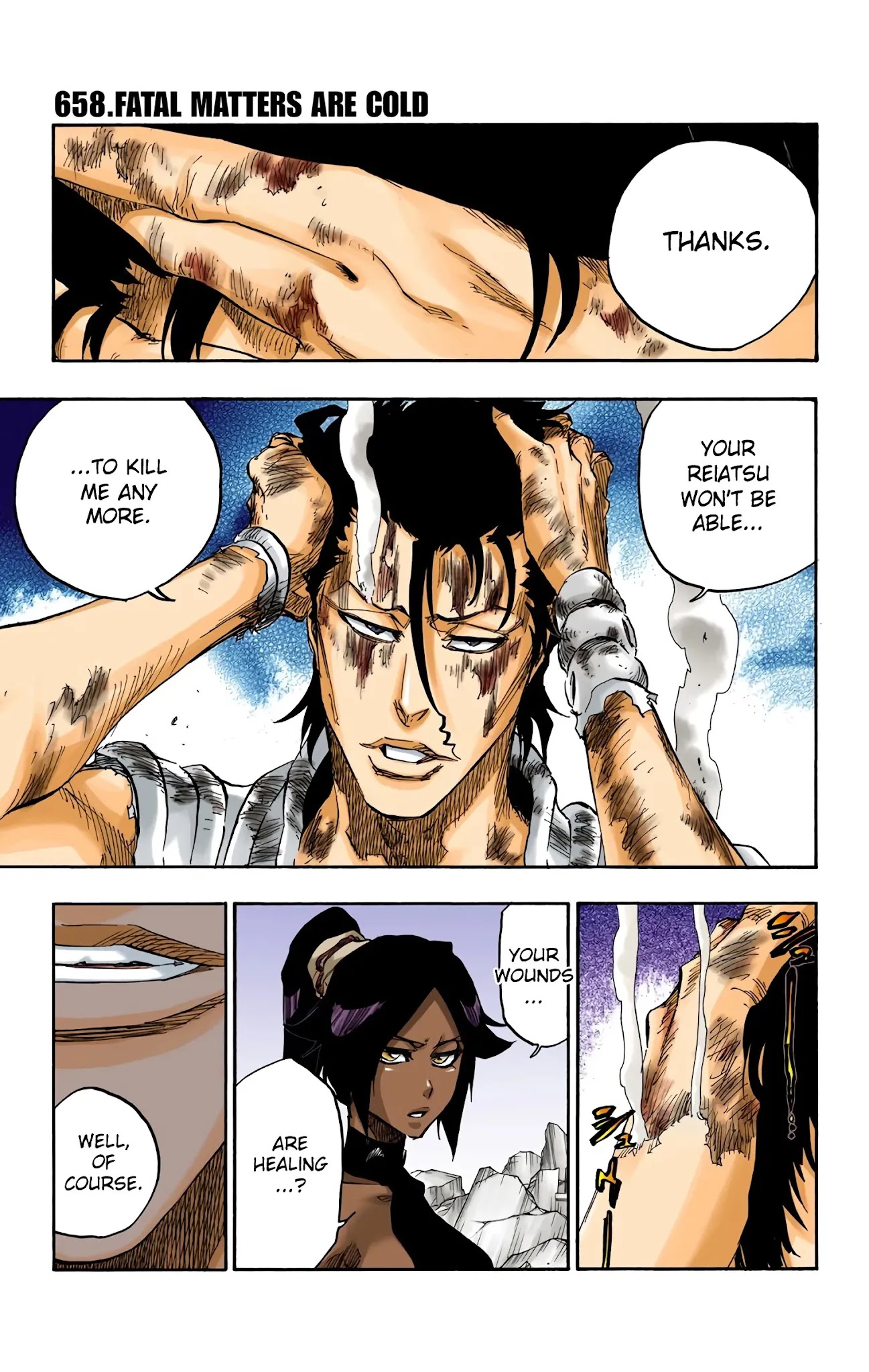 Bleach Chapter 658 page 1 - Chapter 658: FATAL MATTERS ARE COLD