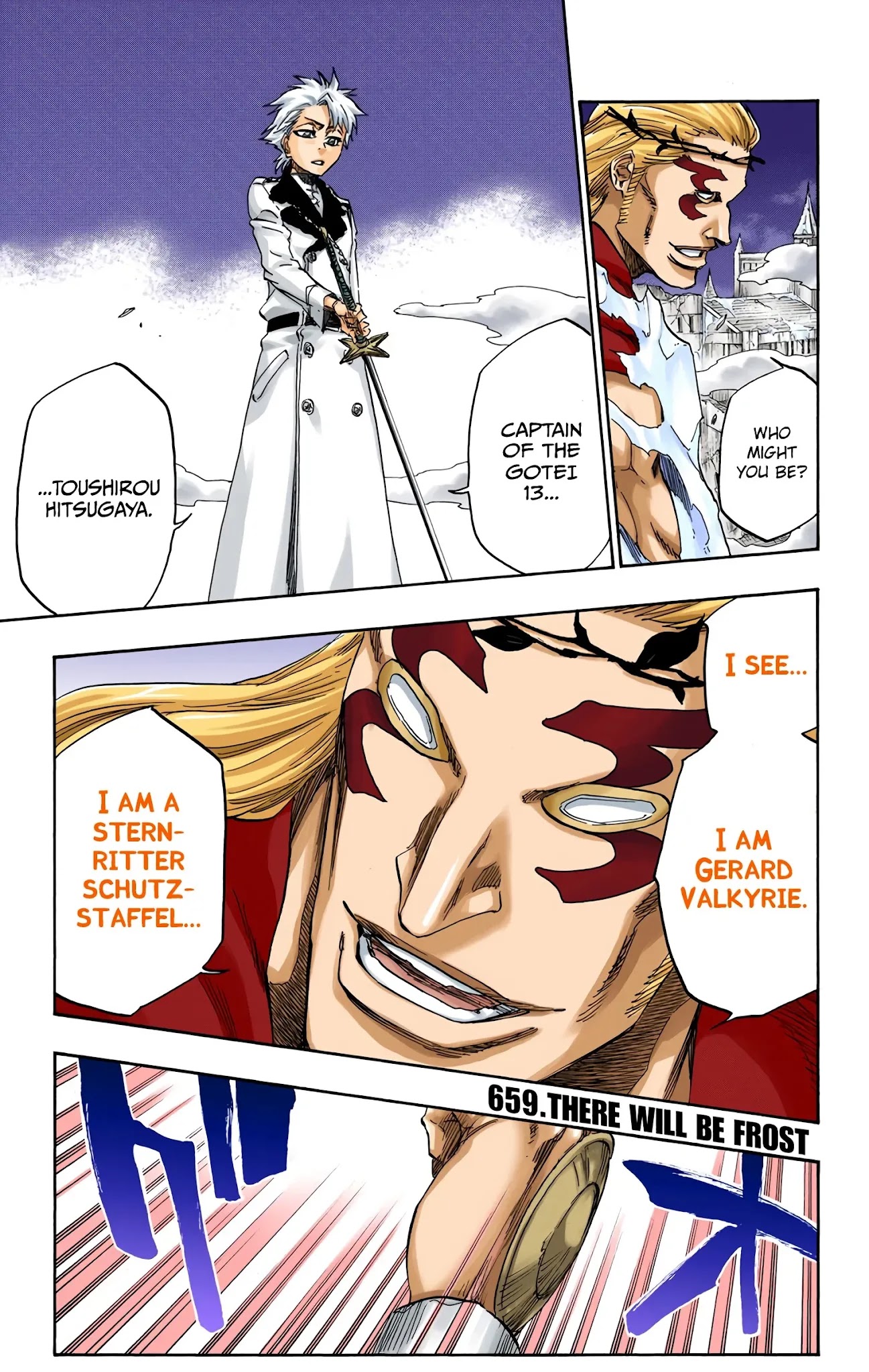 Bleach Chapter 659 page 1 - Chapter 659: There Will Be Frost