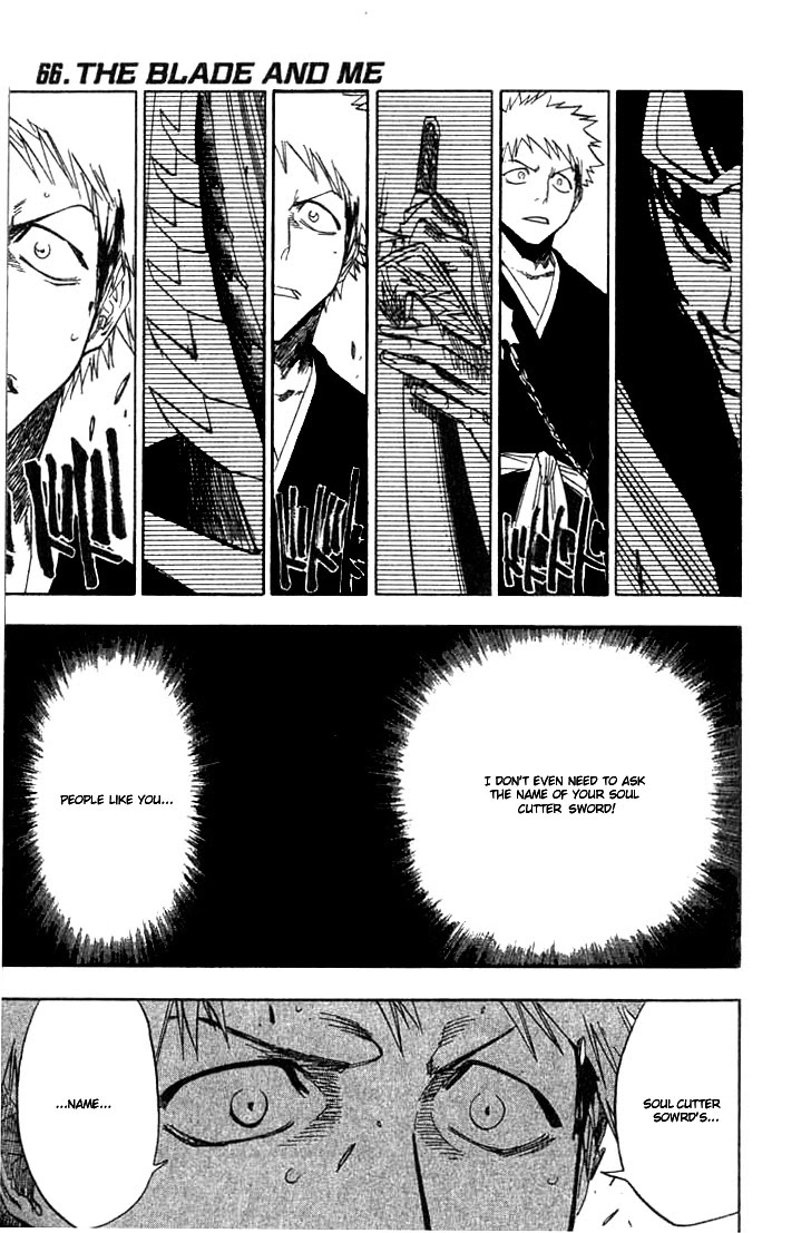 Bleach Chapter 66 page 1 - Chapter 66: The Blade and Me