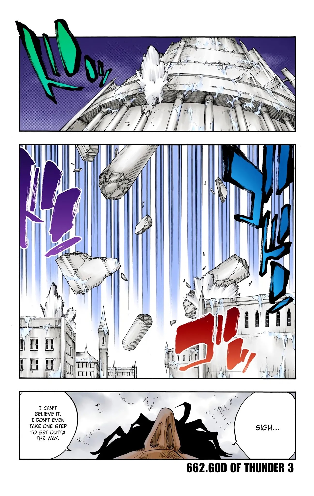 Bleach Chapter 662 page 1 - Chapter 662: GOD OF THUNDER 3