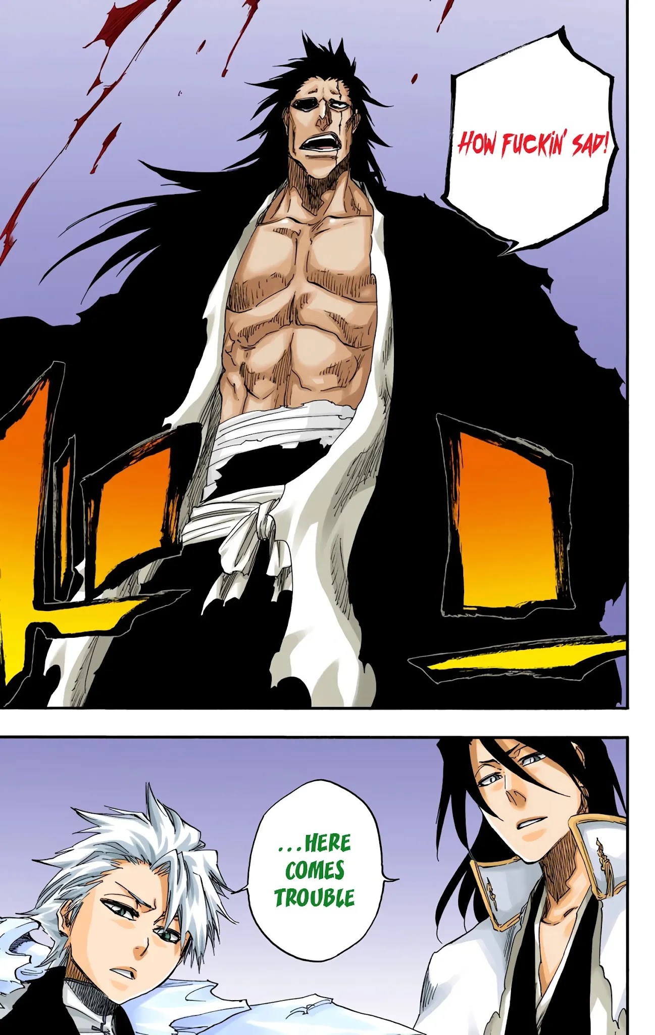 Bleach manga, chapter 666, page 17 of 18