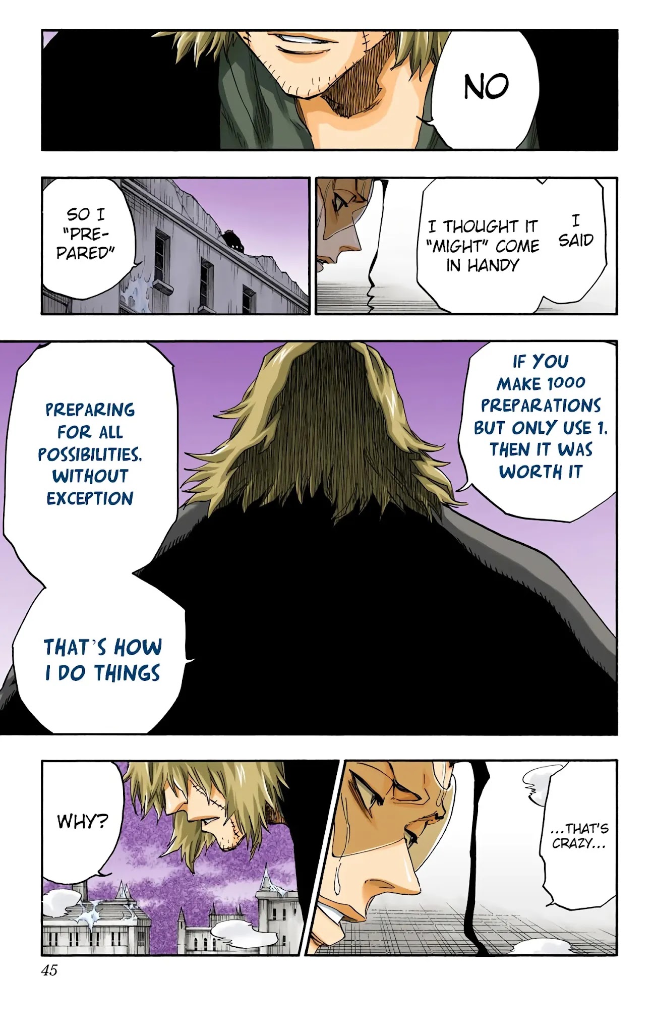 Bleach manga, chapter 666, page 3 of 18
