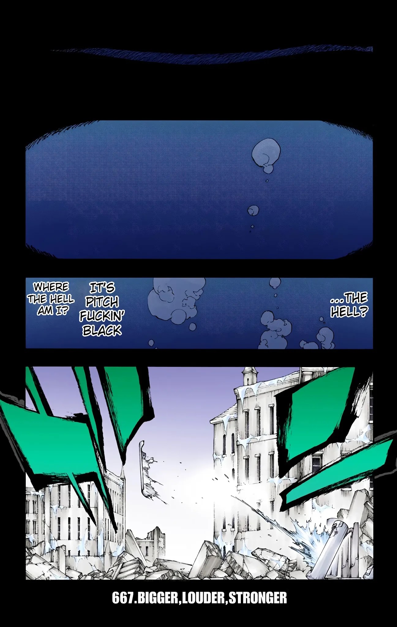 Bleach manga, chapter 667, page 1 of 18
